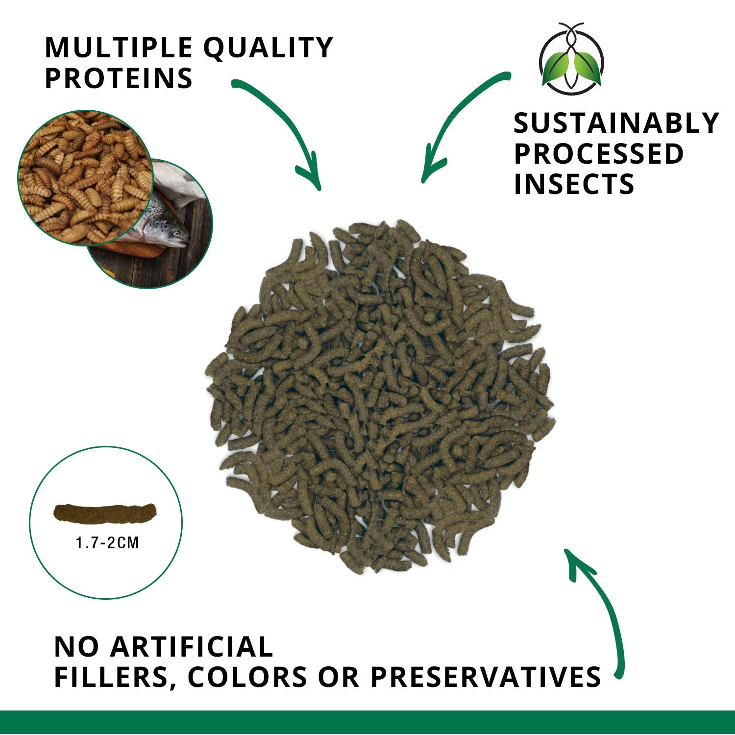 Fluval Bug Bites Turtle Food Sticks for Medium to Large Turtles, 3.53 oz, Brown, Model A6593