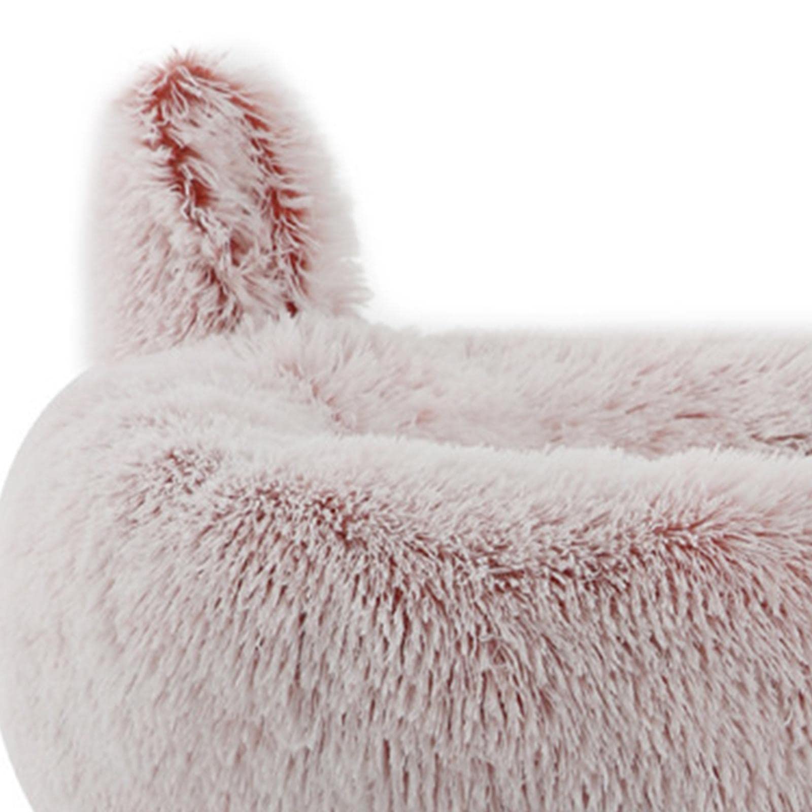 Enakshi Plush Cats Warm House Nonslip Bottom Pet Blanket Bed for Puppy Indoor Cats Grey Pink 70cm |Pet Supplies | Cat Supplies |