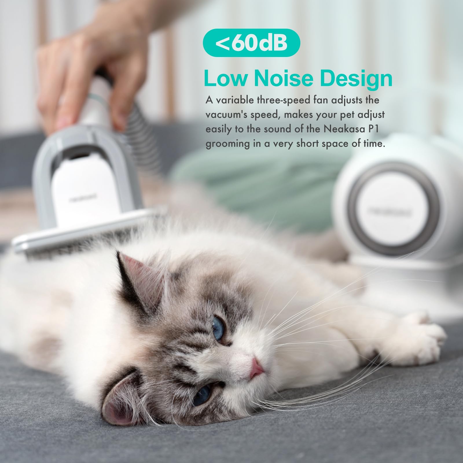 Neabot P1 Pro Professional Grooming Kit W/ Vacuum Suction For Dogs And Cats