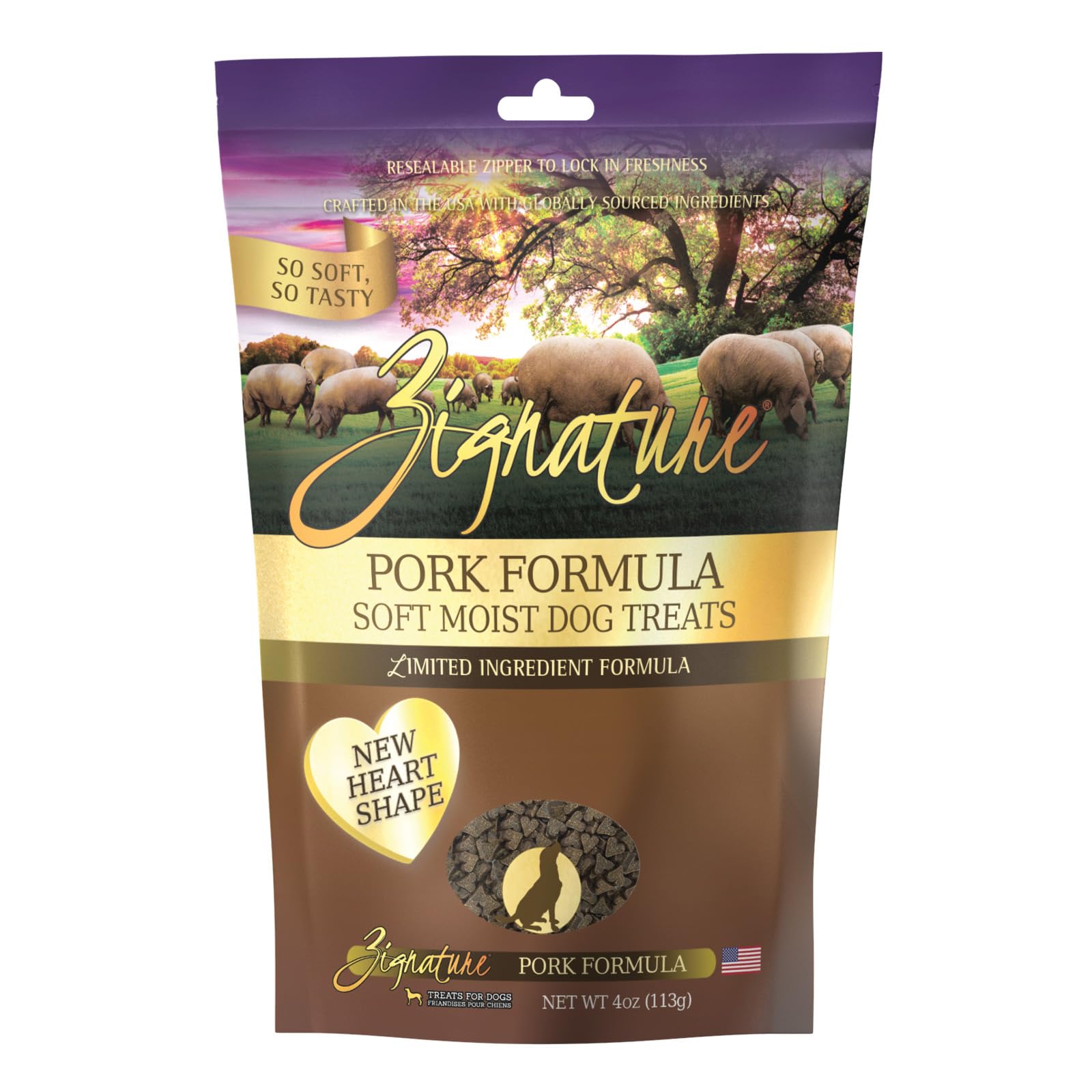 Zignature Pork Soft Moist Treats for Dogs