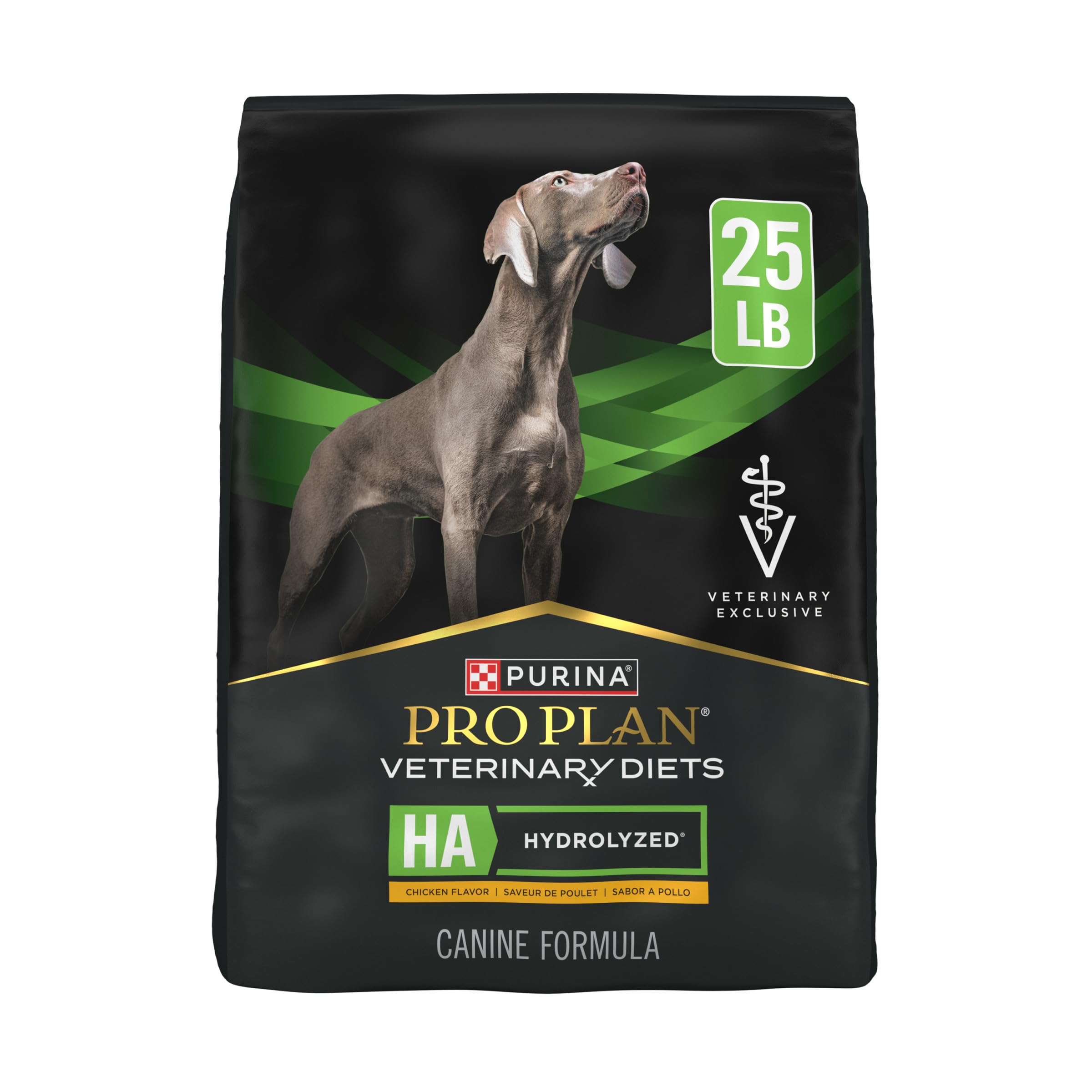 Purina Pro Plan Veterinary Diets HA Hydrolyzed Chicken Flavor Canine Formula Dry Dog Food - 25 lb. Bag