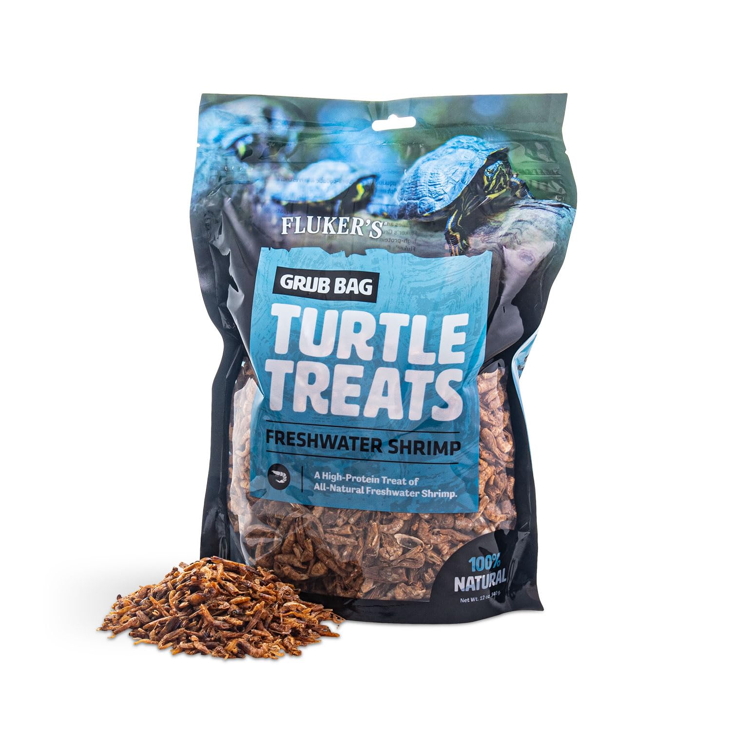 Flukers Grub Bag Turtle Treat River Shrimp