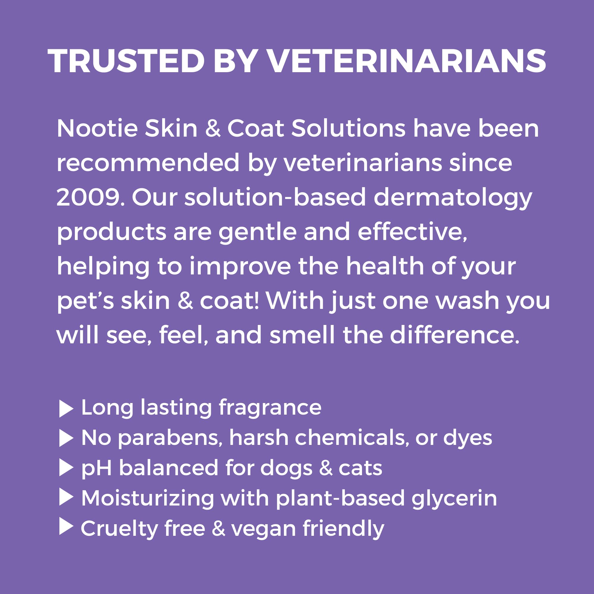 Nootie - Pet Shampoo For Sensitive Skin - Revitalizes Dry Skin & Coat - Natural Ingredients - Soap, Paraben & Sulfate Free - Cleans & Conditions 16 Oz