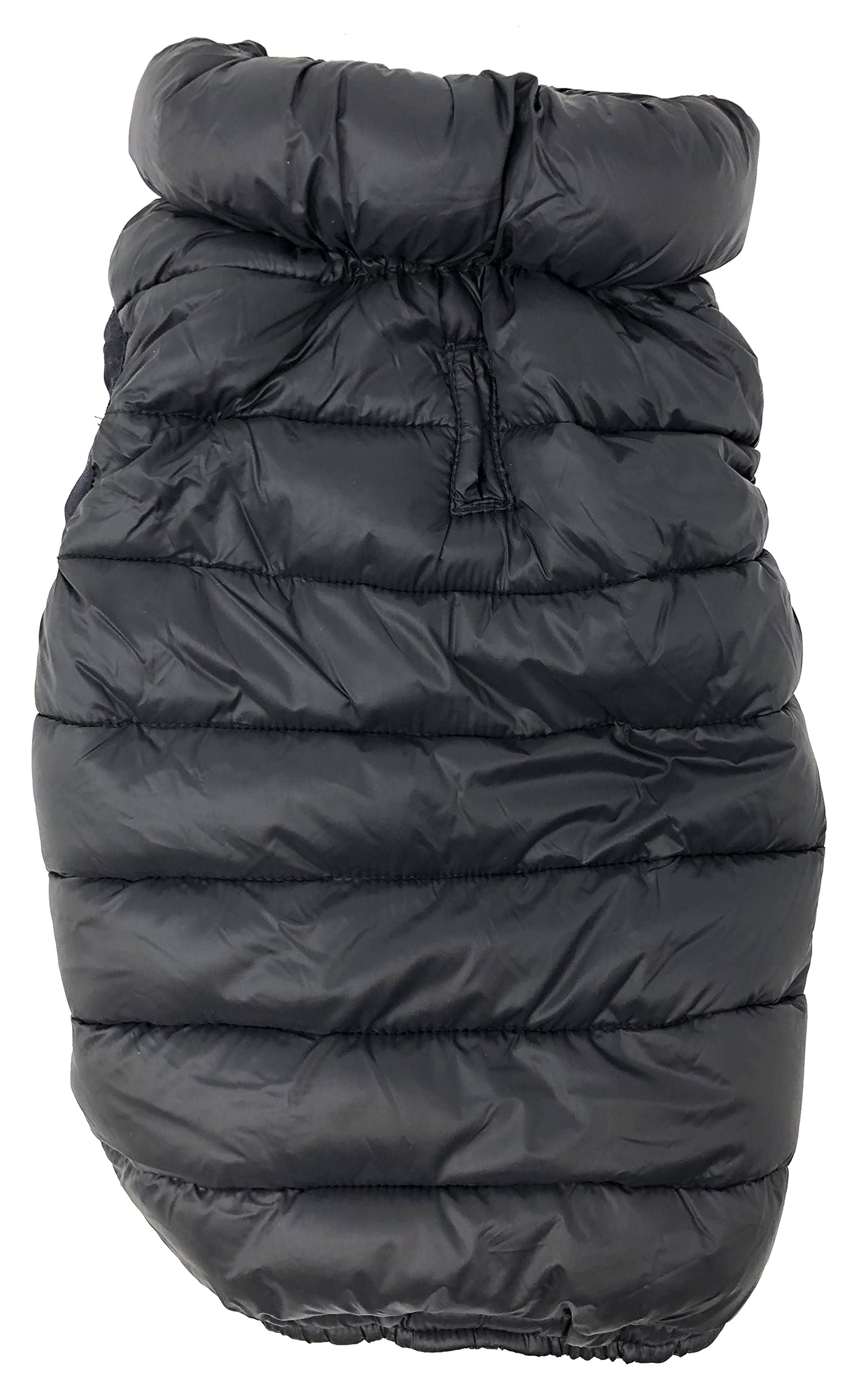 Pet Life Pursuit Quilted Ultra-Plush Thermal Dog Jacket, LG, Black