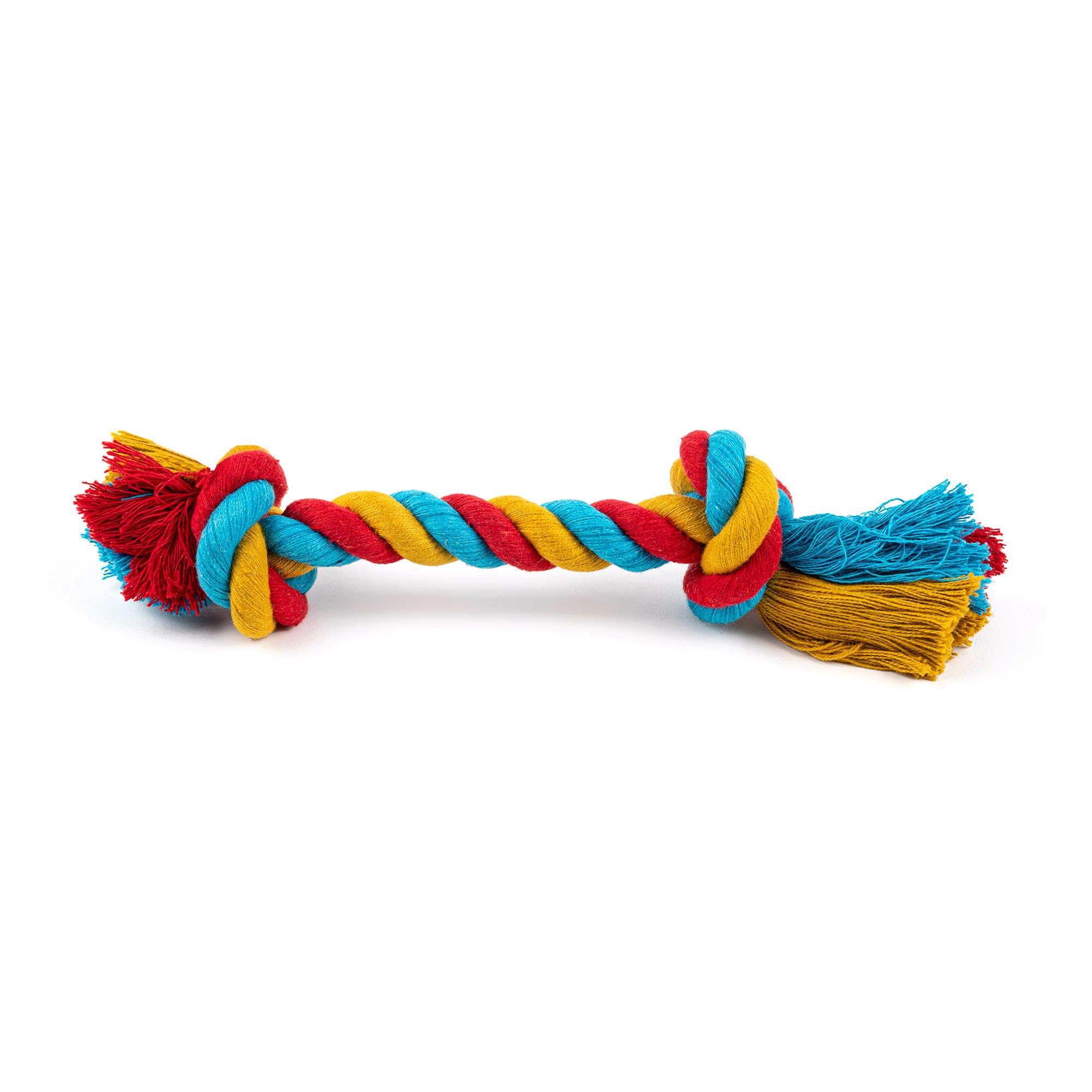 Tail Lovers Co. 2 Knot Rope Dog Toy  Multicolor