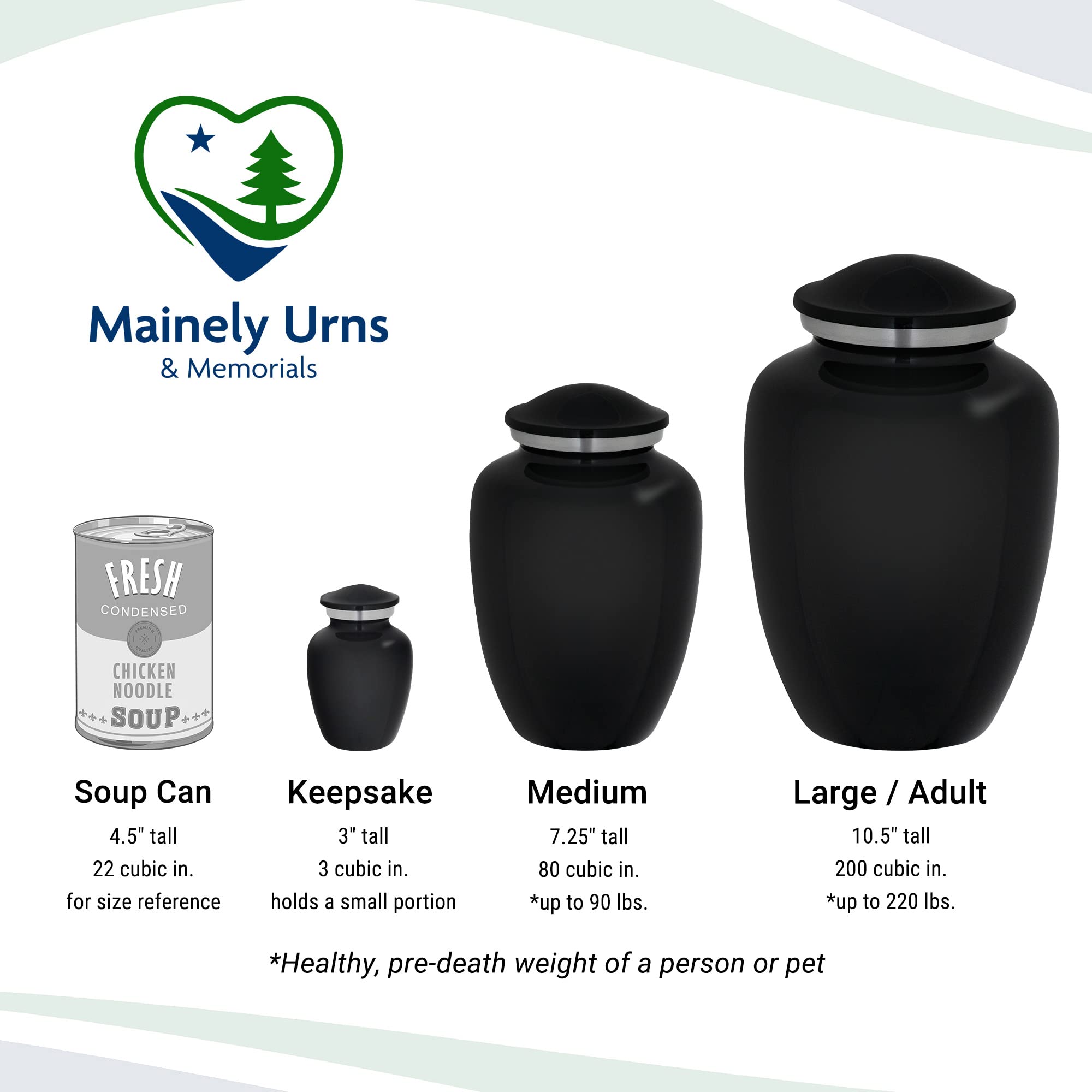 Mainely Urns Homage Large Custom Engraved Dog Paw Cremation Urn For Pet Ashes - Vase Style Pet Urn - 200 Cubic Inch Capacity -Pe
