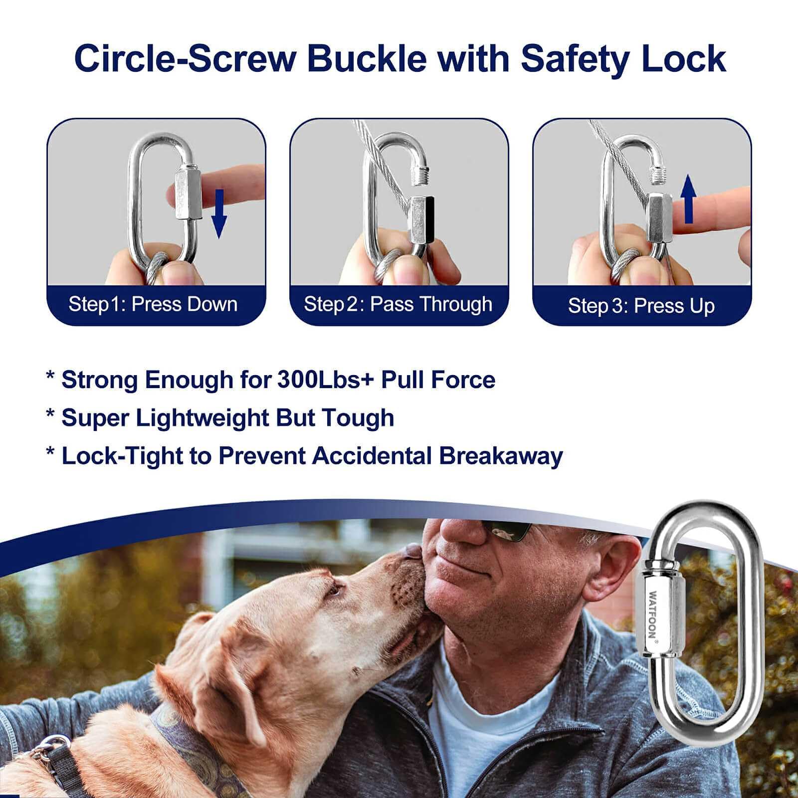 Heavy Duty 100Ft Tie Out Cable For Large Dogs, Yard Dog Run With Swivel Hooks, 1000Lbs Break Strength, Steel Wire Cable, Ideal For Camping (Grey)