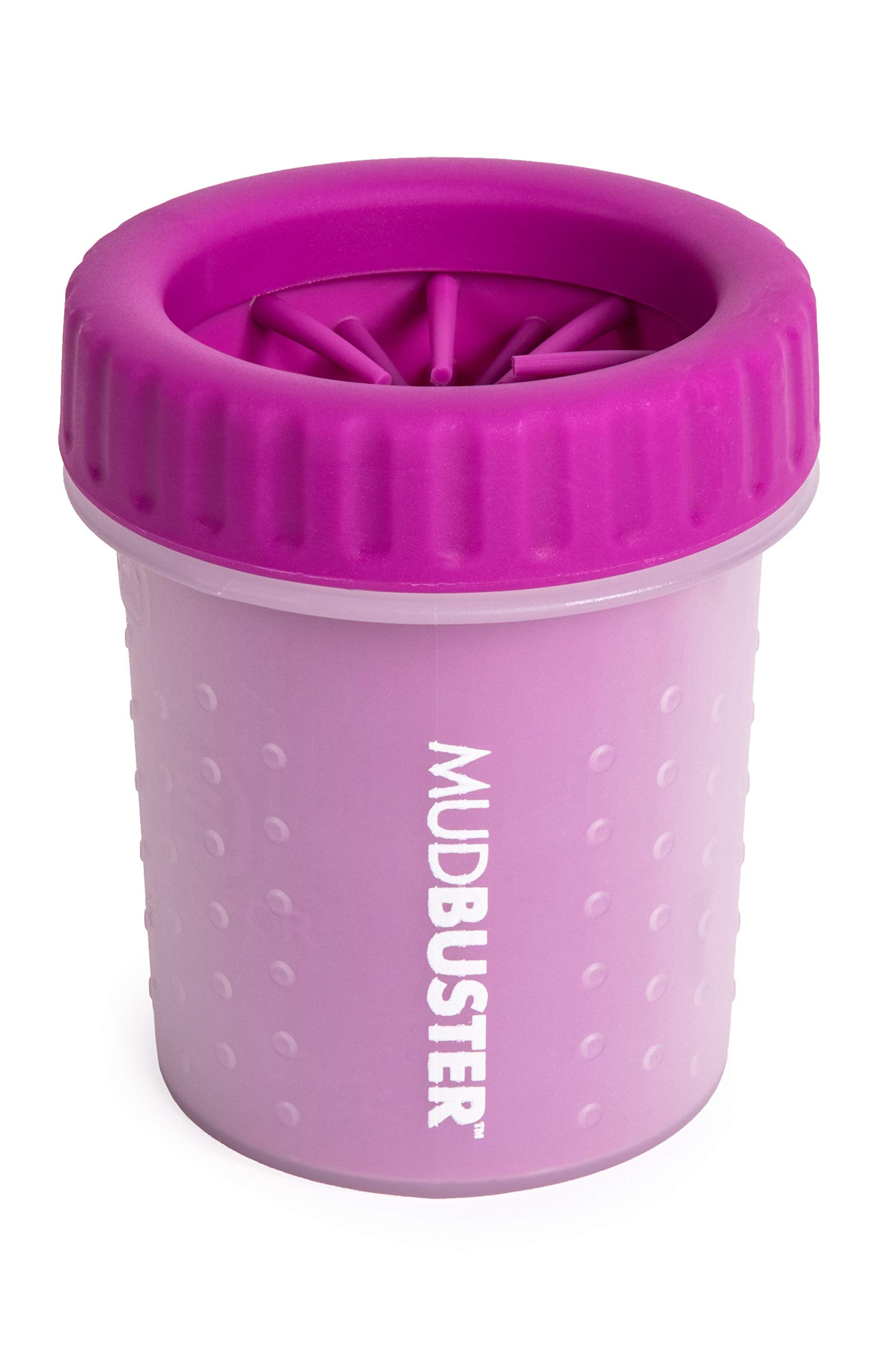 Dexas Mudbuster Portable Dog Paw Washer/Paw Cleaner, Small, Fuchsia