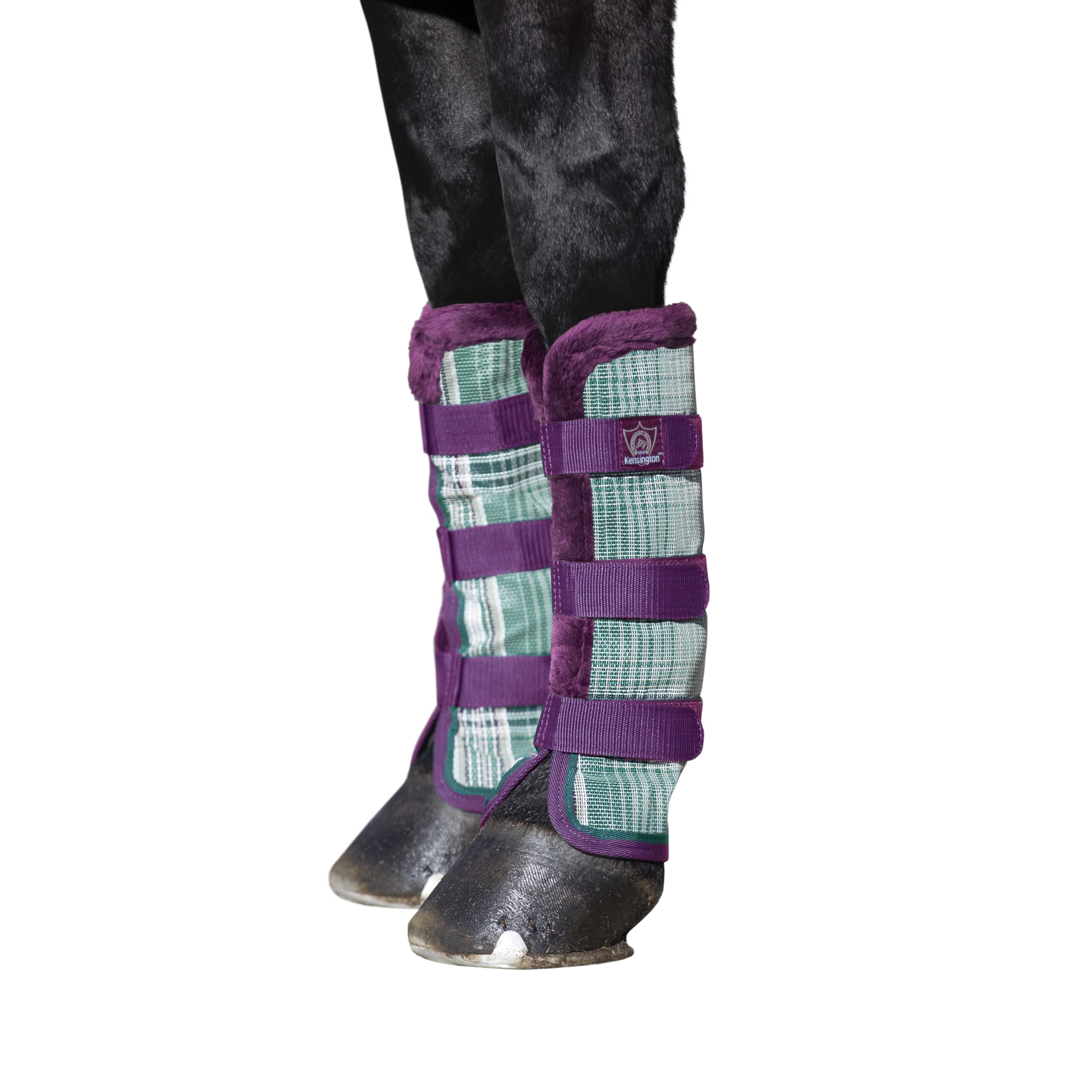 Kensington Protective Fly Boots (Pair) Size:L-Average Color: 2019 - Imperial Jade