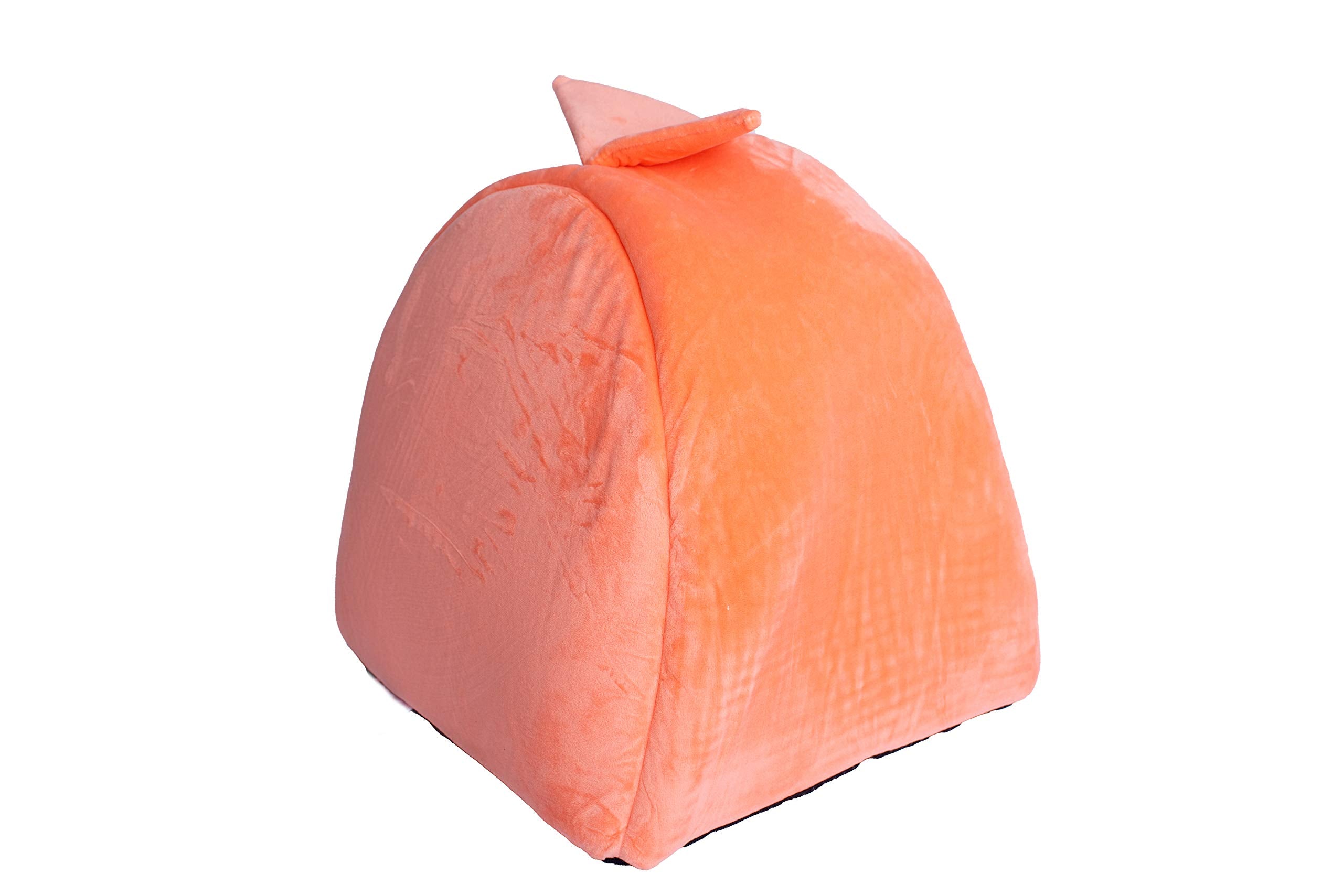 Armarkat Cat Bed C10HCS/MB, Orange and Ivory