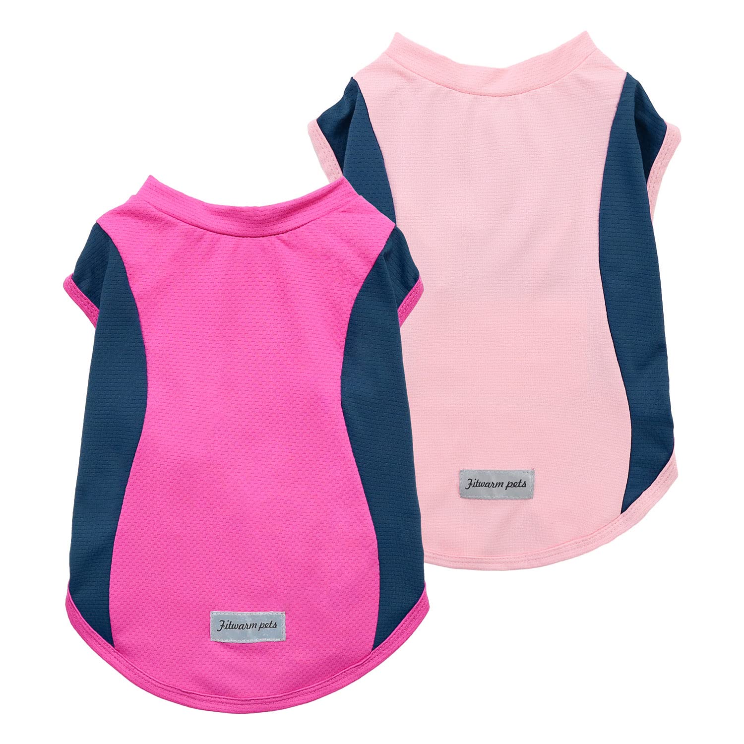 Fitwarm 2 Pack Upf 50+ Uv Sun Protection Dog Shirt, Lightweight Breathable Cooling Vest, Quick Dry Dog Summer Clothes For Small 