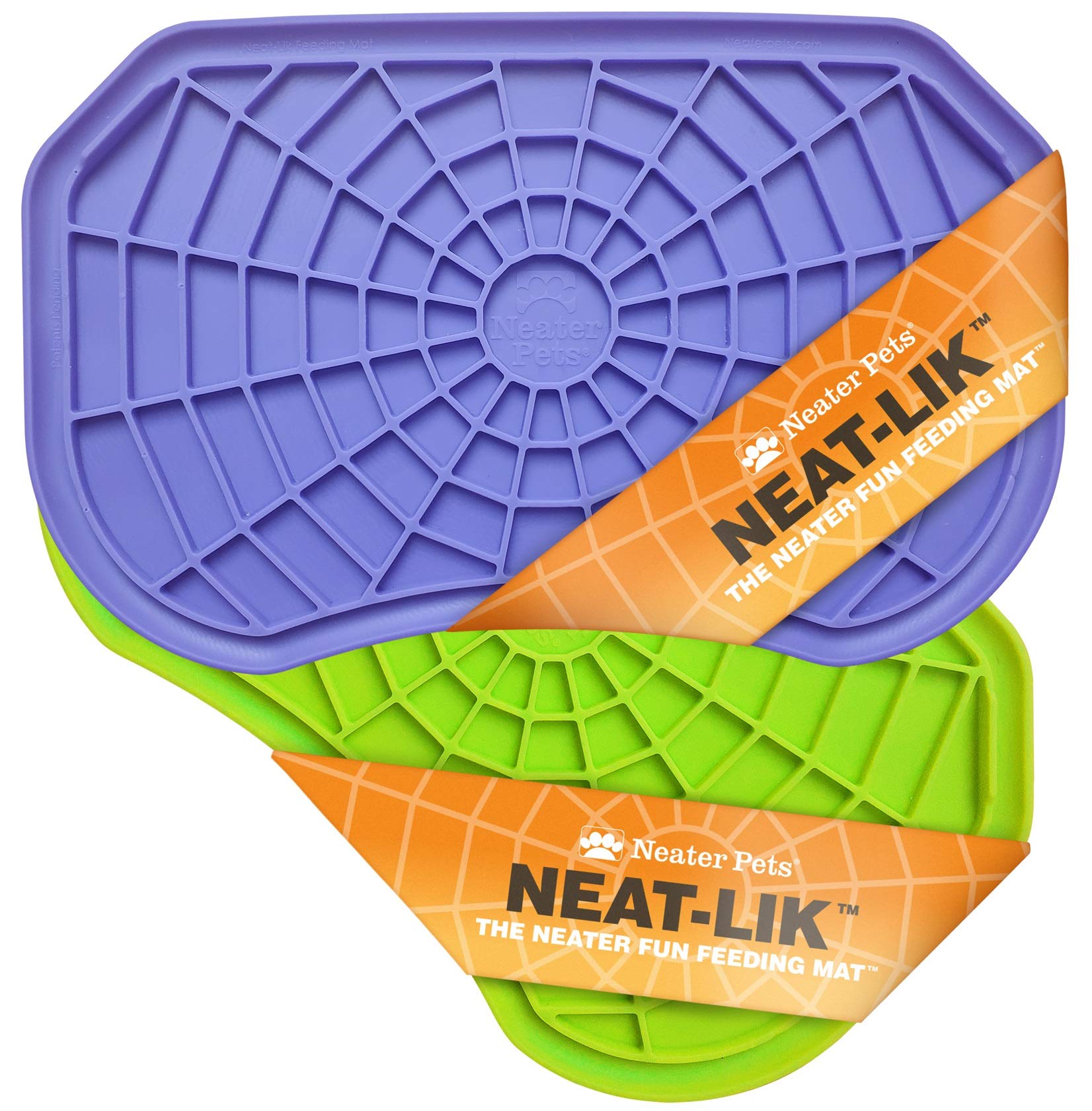 Neater Pets - Neat-Lik - Slow Feeding Pad for Dogs & cats - Puzzle Toys Provide Boredom & Anxiety Relief - Fill Licking Pad with