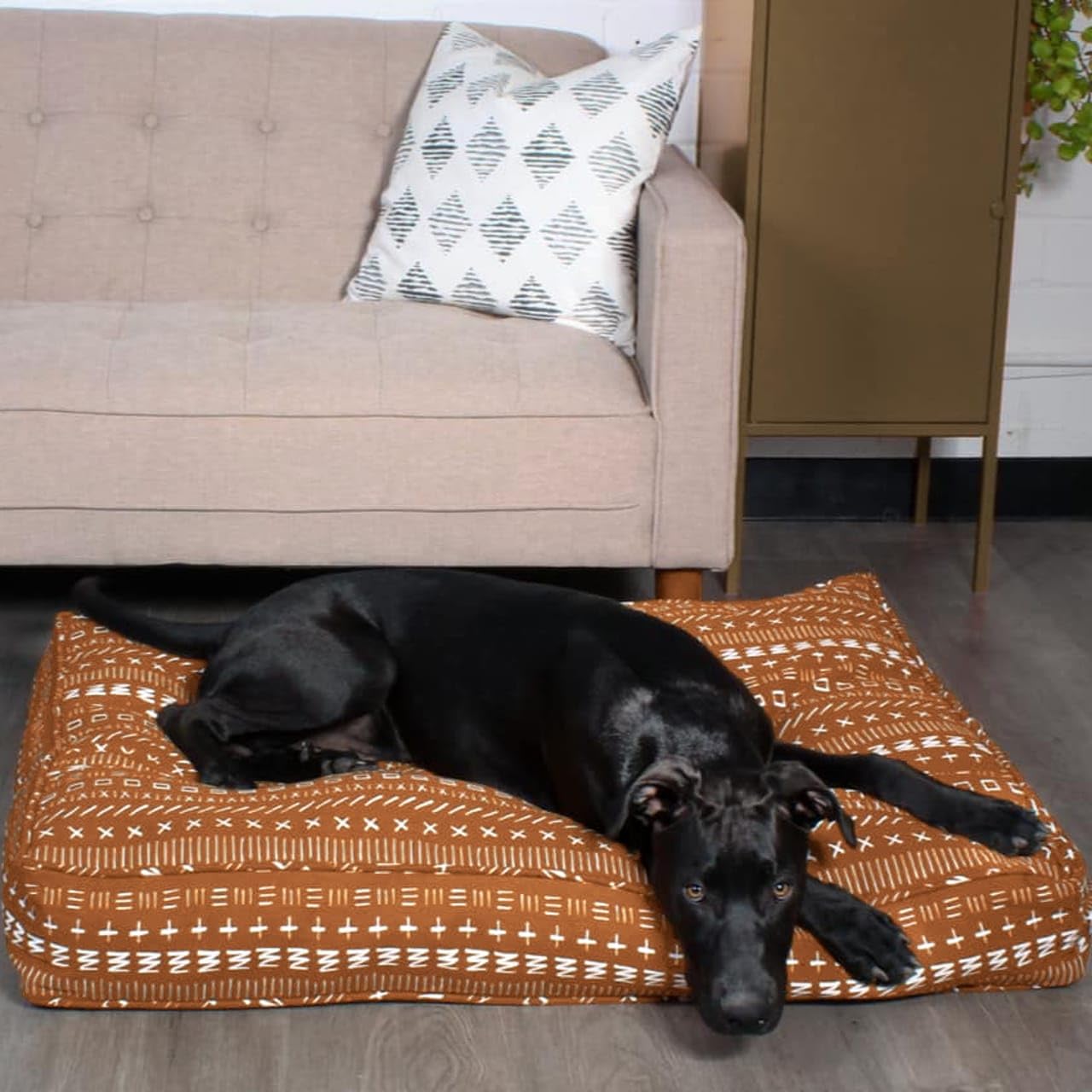 Molly Mutt Huge Dog Bed Cover - 36"x45"x5" - 100% Cotton, Durable, Breathable, Machine Washable, Color: Everywhere, Model: dd81c