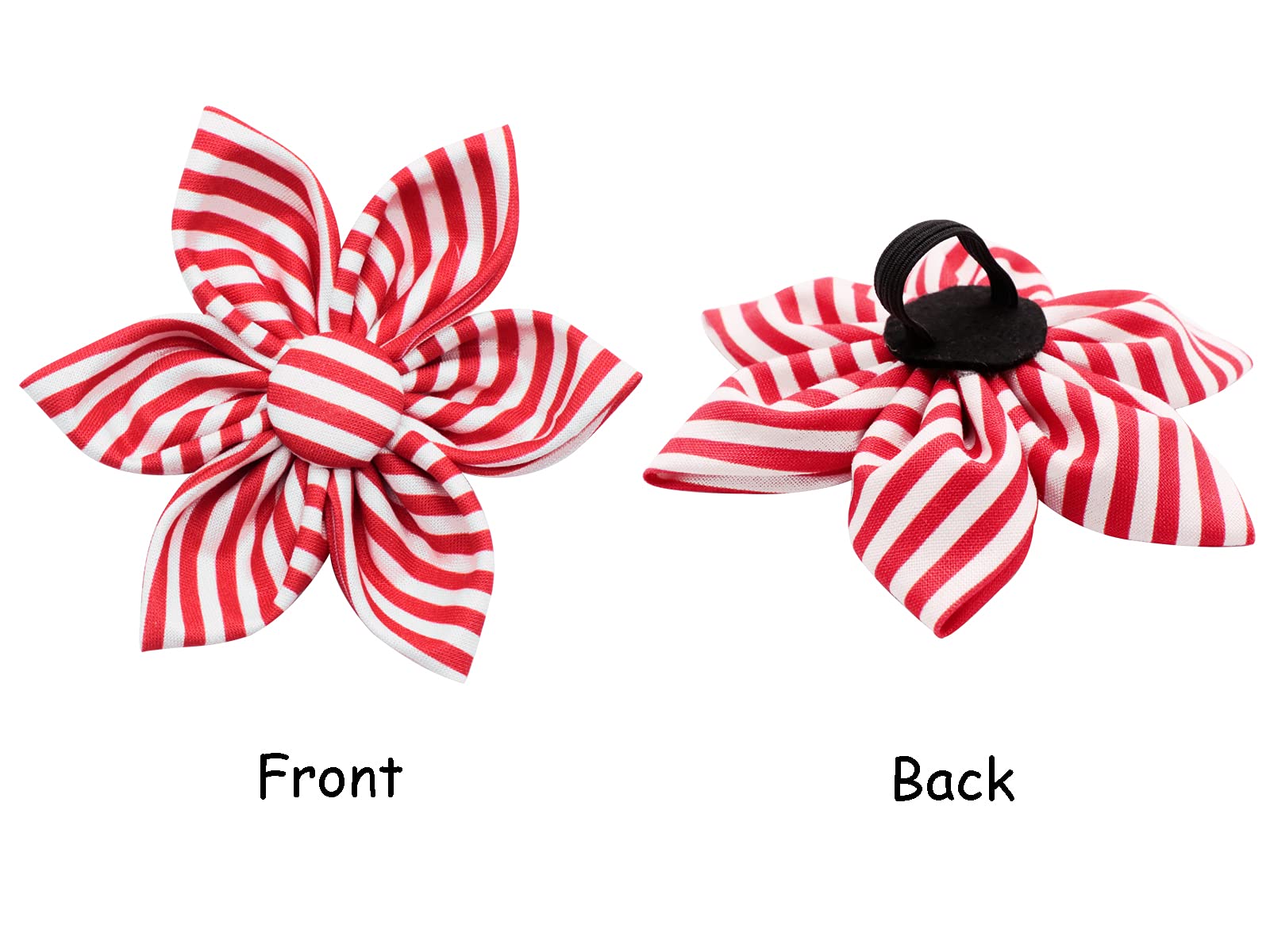 Lionet Paws Dog Collar With Flower, Soft And Comfortable, Adjustable Collar For Medium Dogs Girl, Neck 13.5-22 Inches