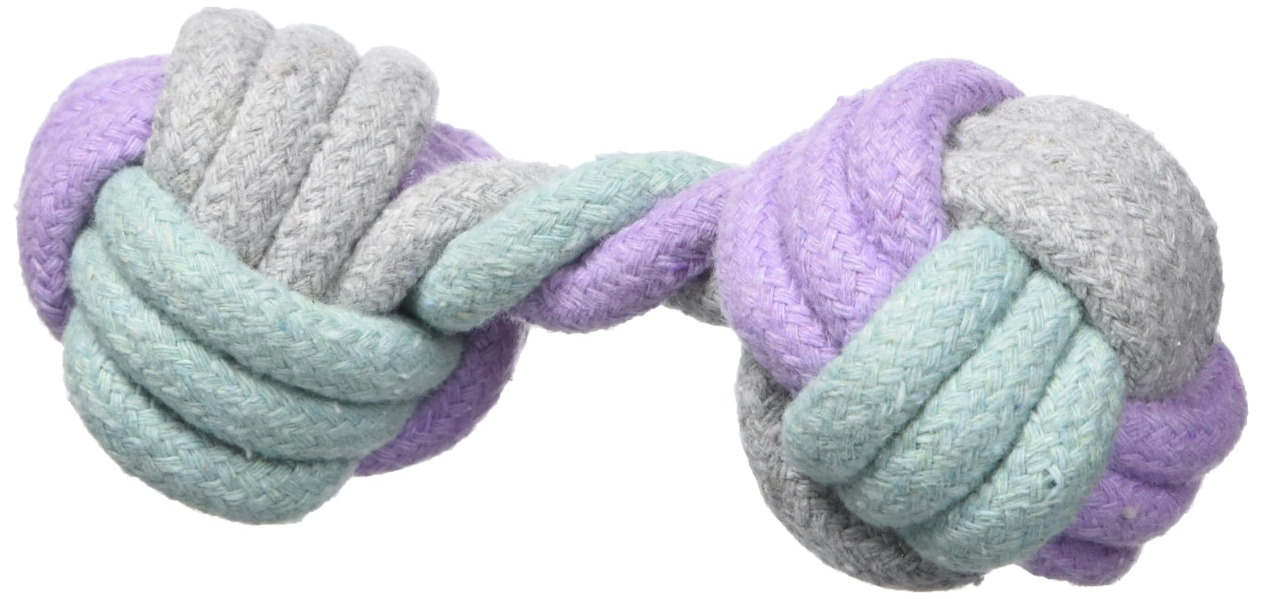 Trixie Rope Dumbbell Chew Toy For Junior Dogs | Durable Cotton Rope Toy For Teething Puppies | Soft & Safe Puppy Chew Toy For De