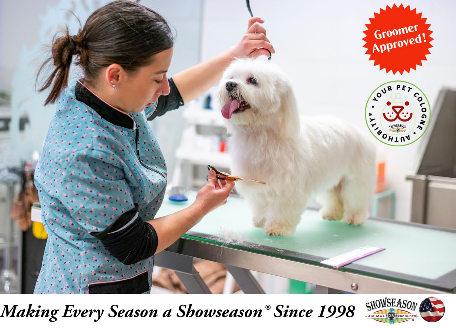 Showseason Juicy Fruity Dog Cologne 2.5 Oz. | Travel Size | Dog Perfume Long Lasting | Deodorizing Spray