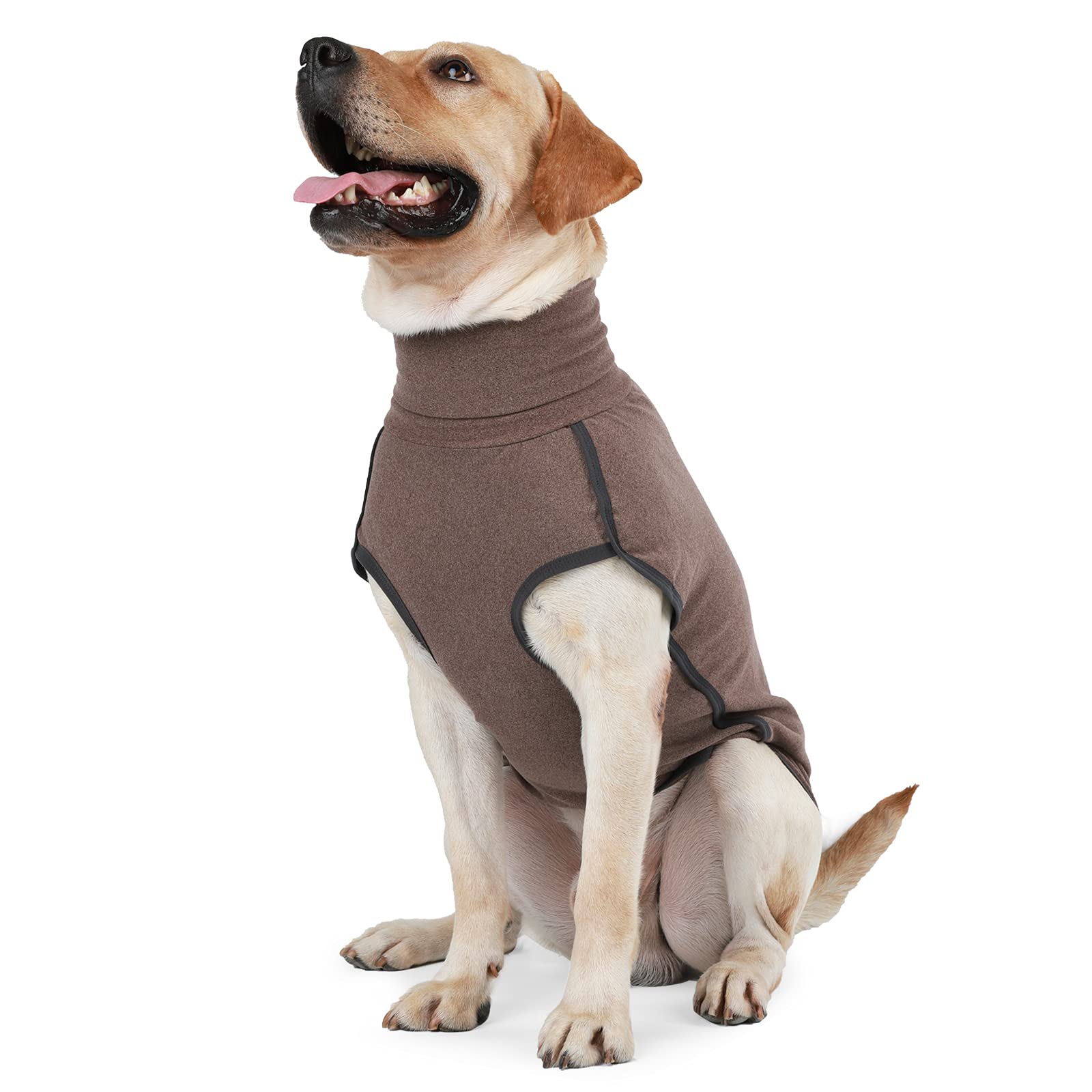 Dog Sweater Pullover Cold Weather Vest For Dogs Dog Sweatshirt Dog Jacket For Indoor And Outdoor Use (X-Small, Brown)