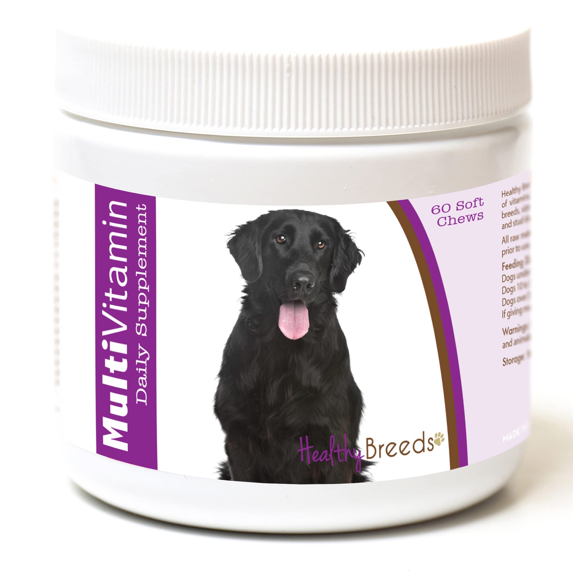 Healthy Breeds Flat Coated Retriever Multi-Vitamin Soft Chews 60 Count