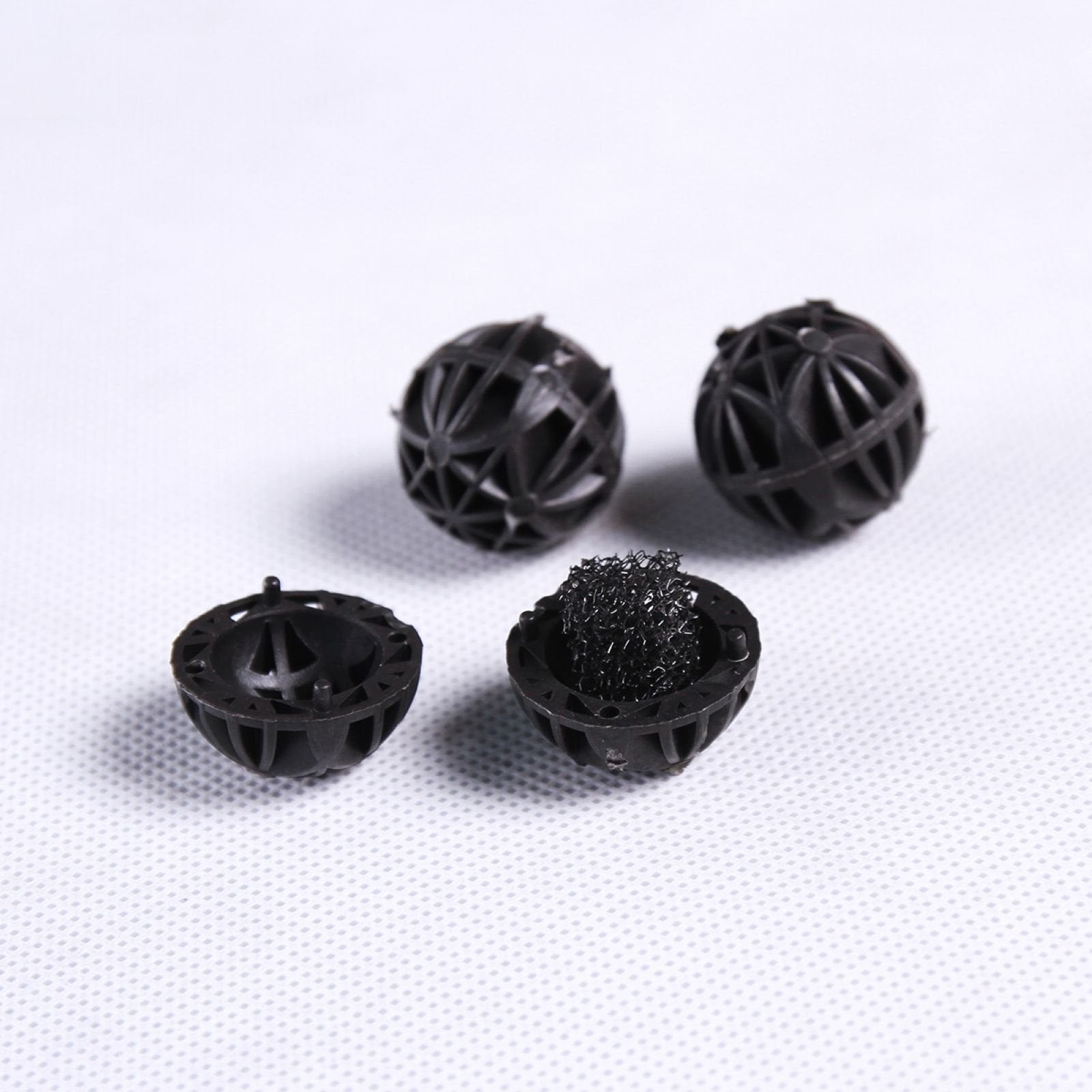 Aquaneat Aquarium 1' Bio Balls 500Pcs Fish Tank Sump Filter Koi Pond Canister Filter Media With Free Media Bag