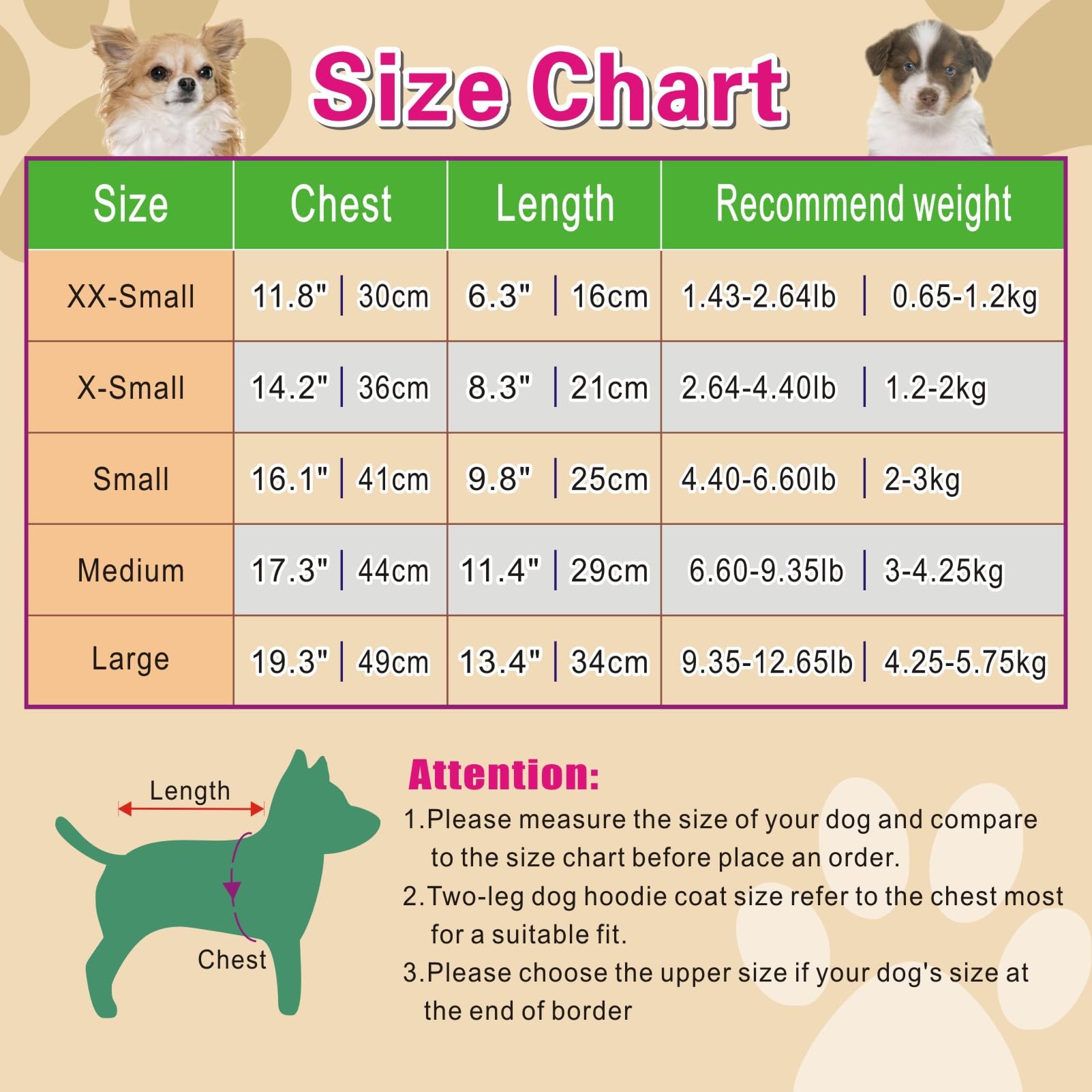 Jecikelon Winter Dog Hoodie Sweatshirts With Pockets Warm Dog Clothes For Small Dogs Chihuahua Coat Clothing Puppy Cat Custume (Large, Navy)