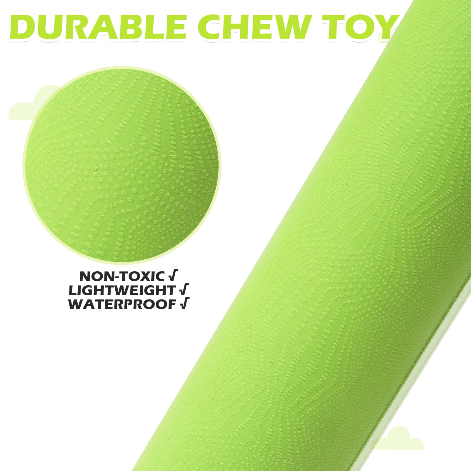 Expawlorer Dog Bumpers For Water Retrieving - Floating Dog Water Toys Amphibious Fetch Stick Toy For Pool Lake Beach, Interactiv