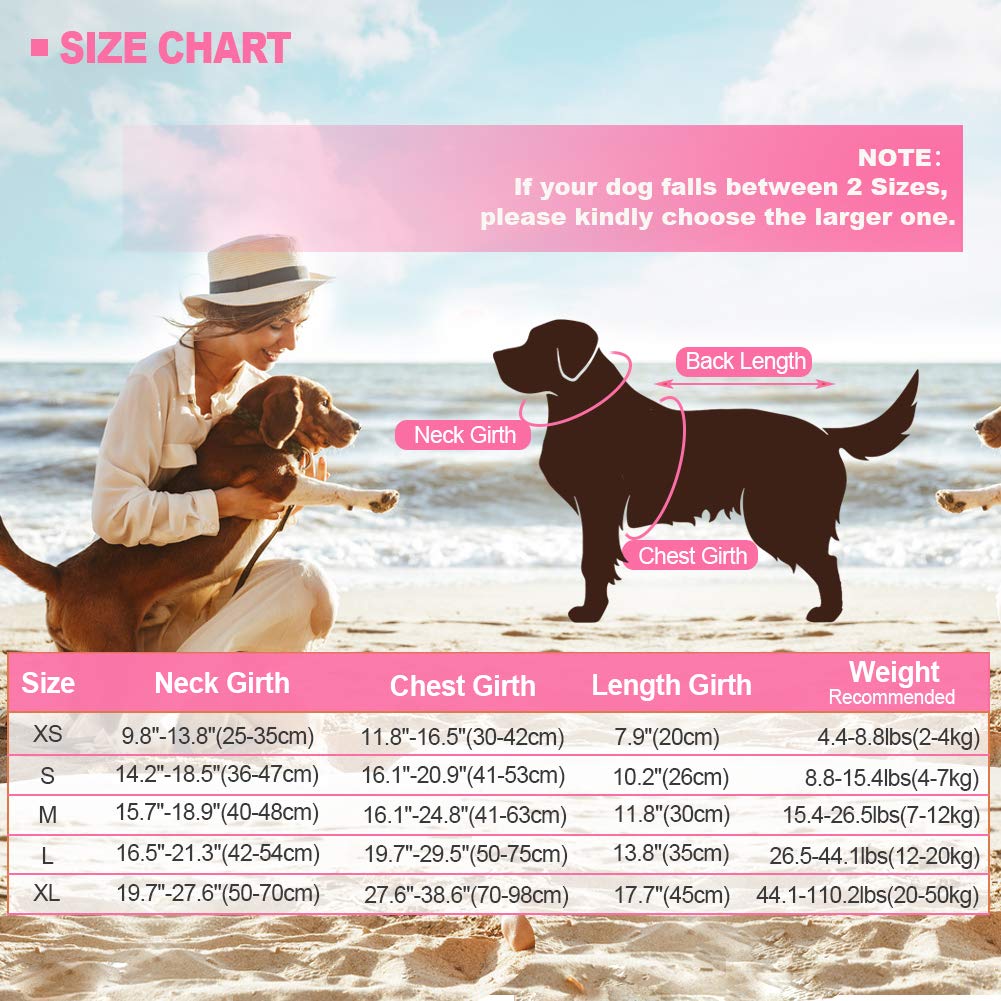Emust Dog Life Vests, Dog Life Preserver For Swimming, Boat, Pool, Ripstop Pet Floating Vest With High Buoyancy And Lift Handle