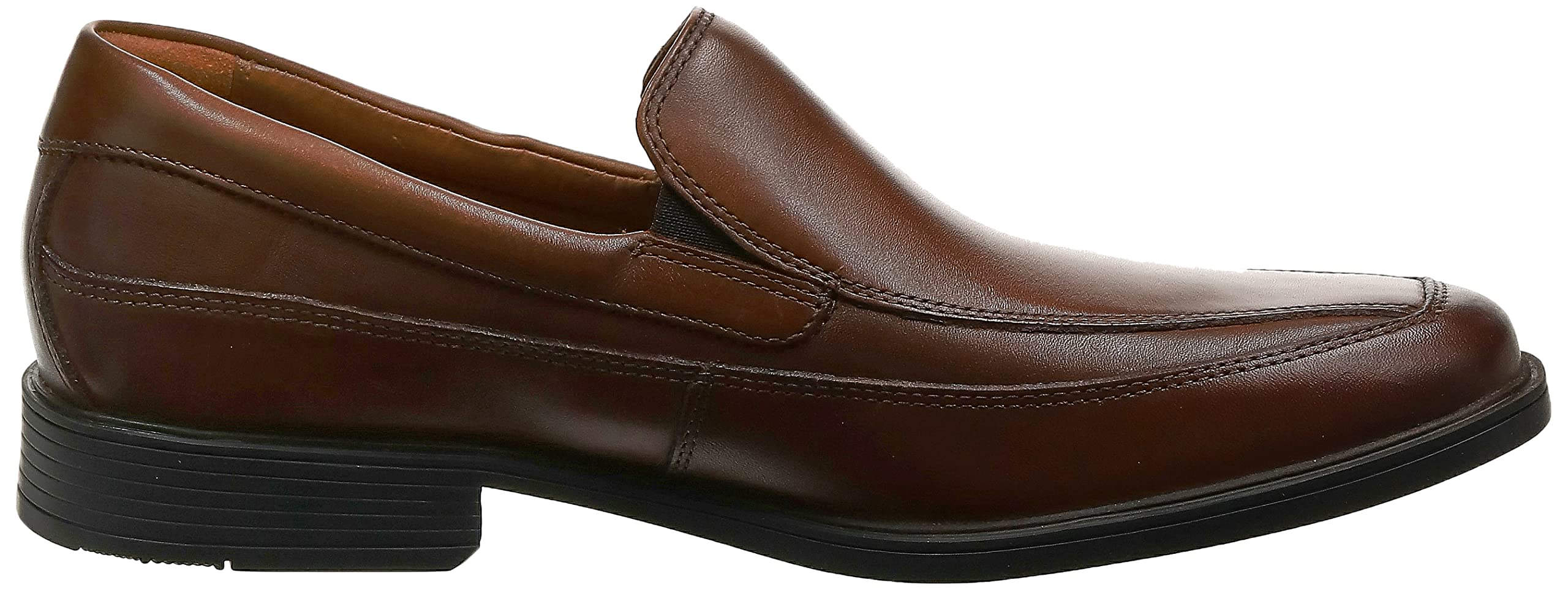 Clarks Mens Tilden Free Slip-On Loafer, Dark Tan, 11 M Us