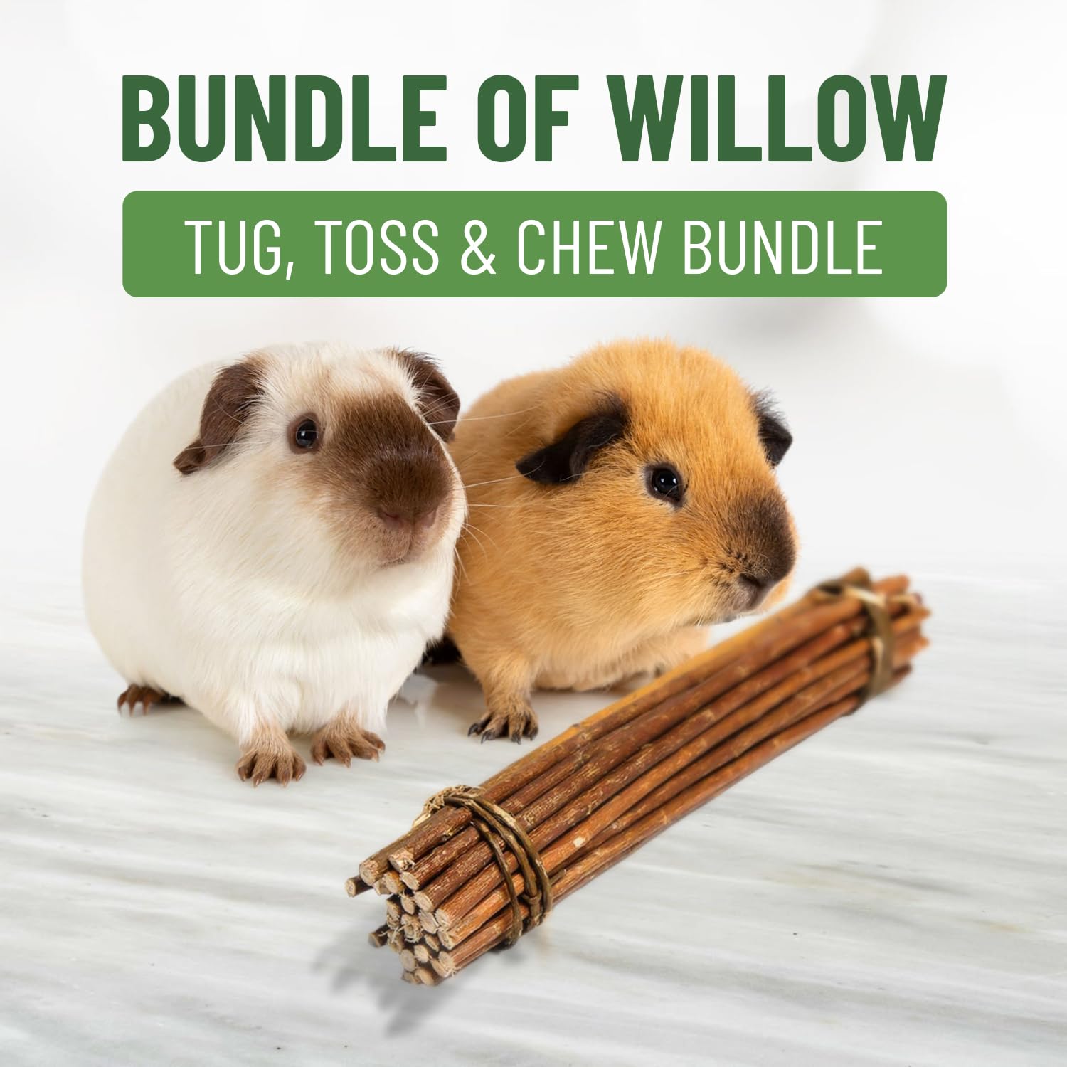 Small Pet Select - Tiny Paws Willow Play Pack, Natural Toys and Chews for Rabbits, Guinea Pigs, and Other Small Animals