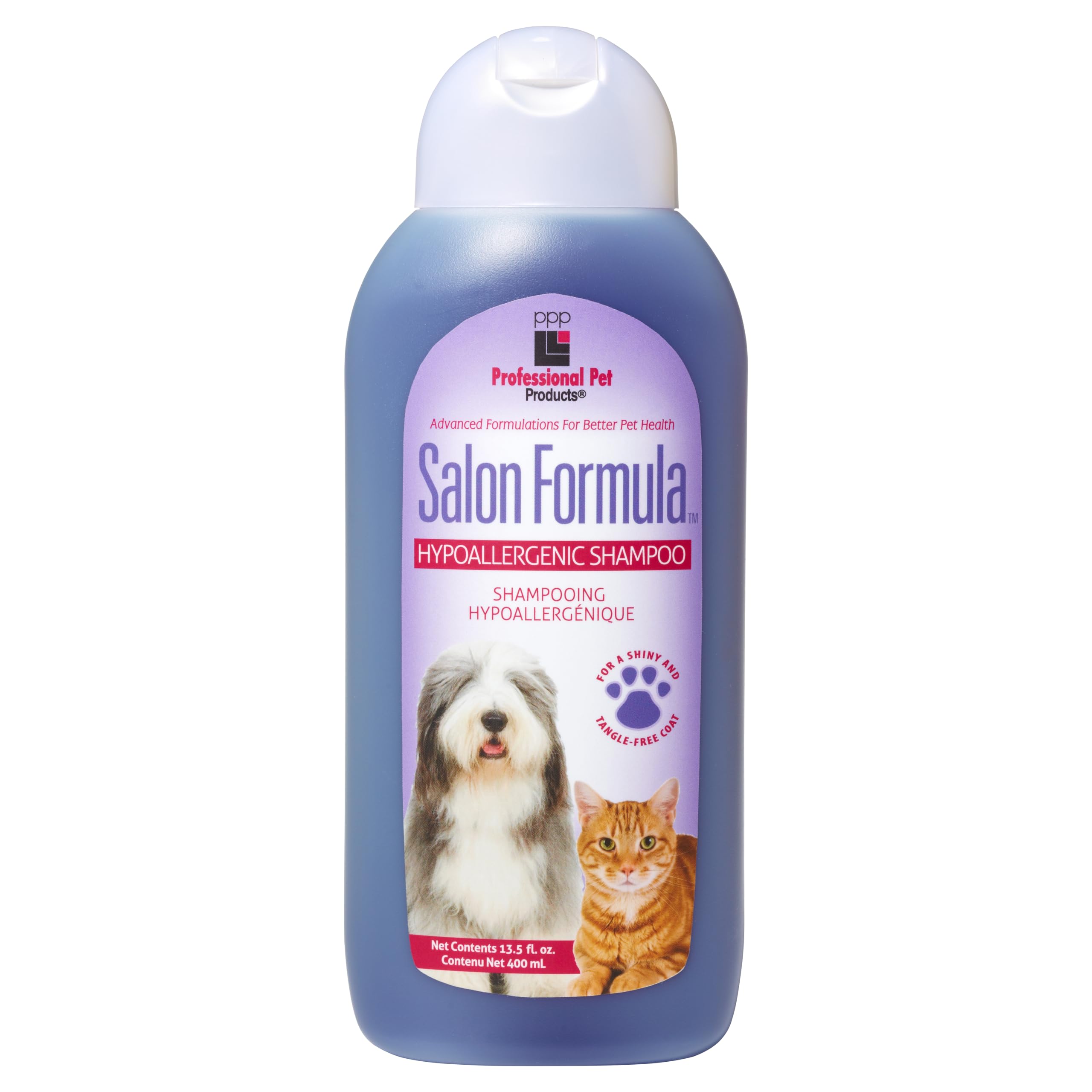 Ppp Salon Formula - Hypoallergenic Shampoo For Dogs - Nourishing & Rejuvenating Hypoallergenic Shampoo For Dog Coat & Fur - 13.5