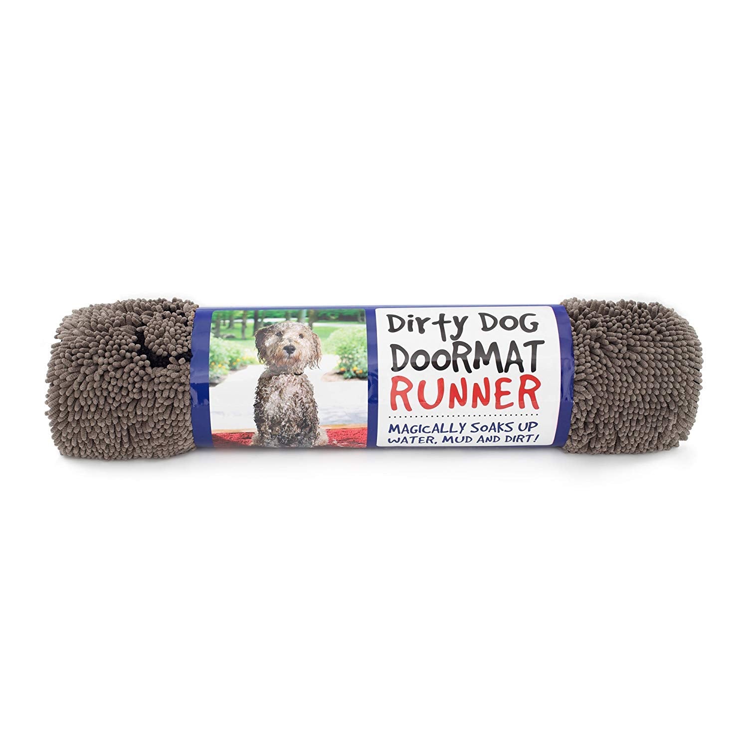 Dog Gone Smart Dirty Dog Doormat - Fast Drying Rug with Super Gripper Backing for Clean Floors - Super Absorbent Microfiber and