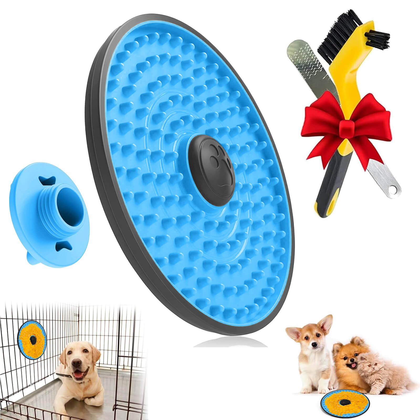 Lalolee Dog Lick Mat, for Crate Training and Reducing Anxiety, Made of Natural Rubber, Promotes Healthy Feeding and Oral Hygiene