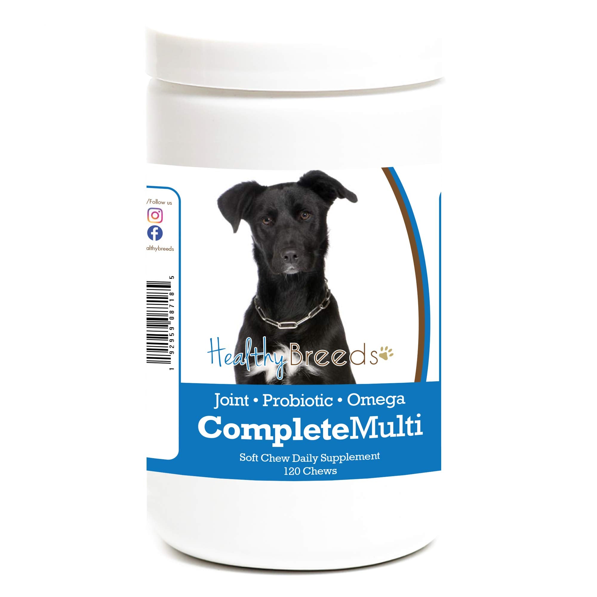 Healthy Breeds Mutt All in One Multivitamin Soft Chew 120 Count