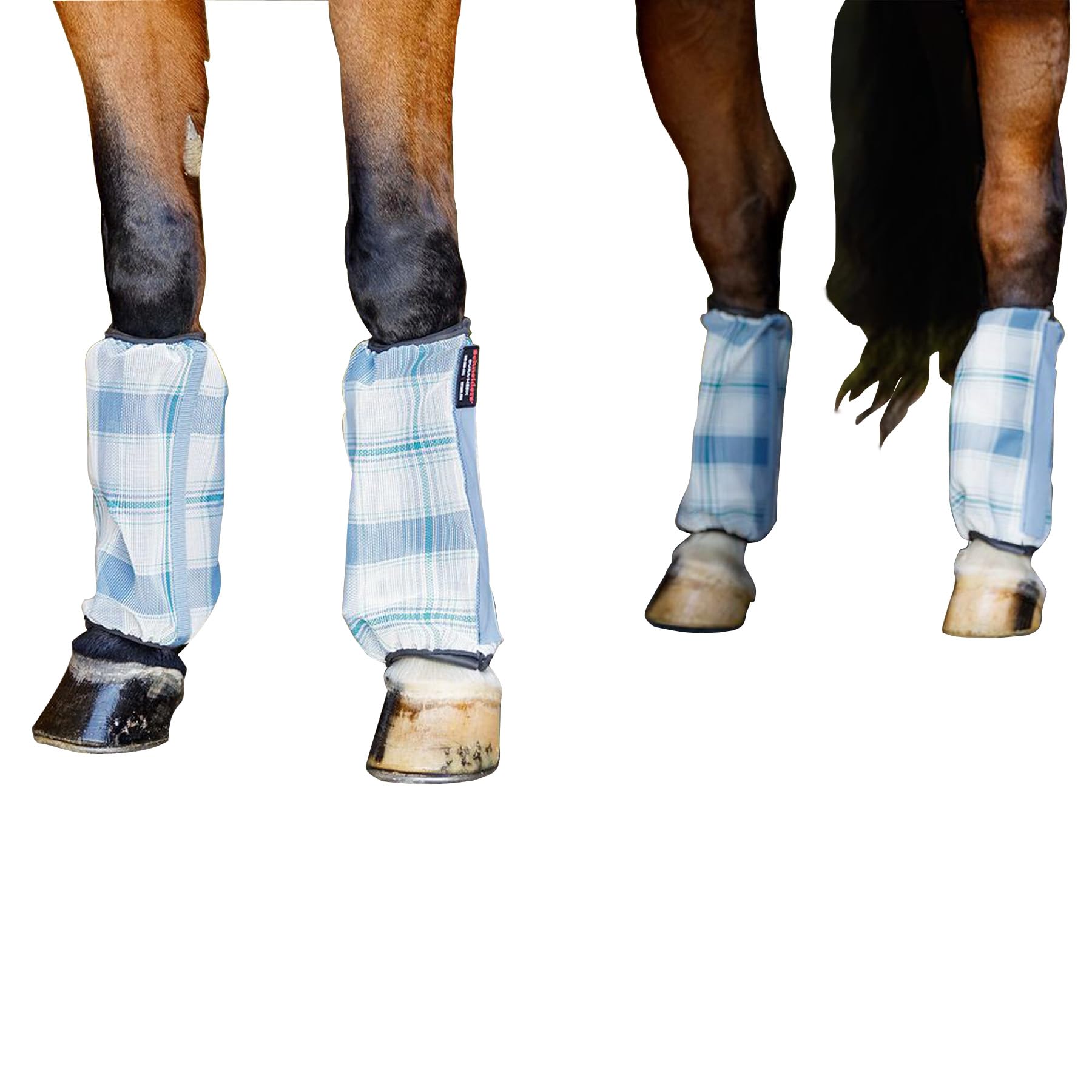 Schneiders Dura-Mesh Plaid Non-Fitted Horse Fly Boots | 1000D Heavy Poly/Vinyl | 65% UV Protection | Maximum Durability & Breath