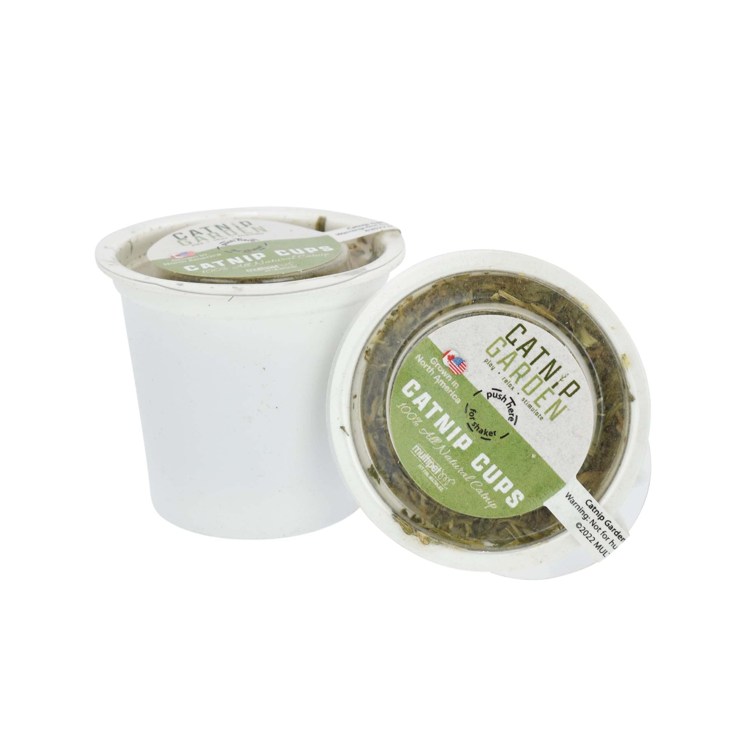 Multipet Catnip Toy Cups - Single Serve (12 Pack) - Model 20500-1