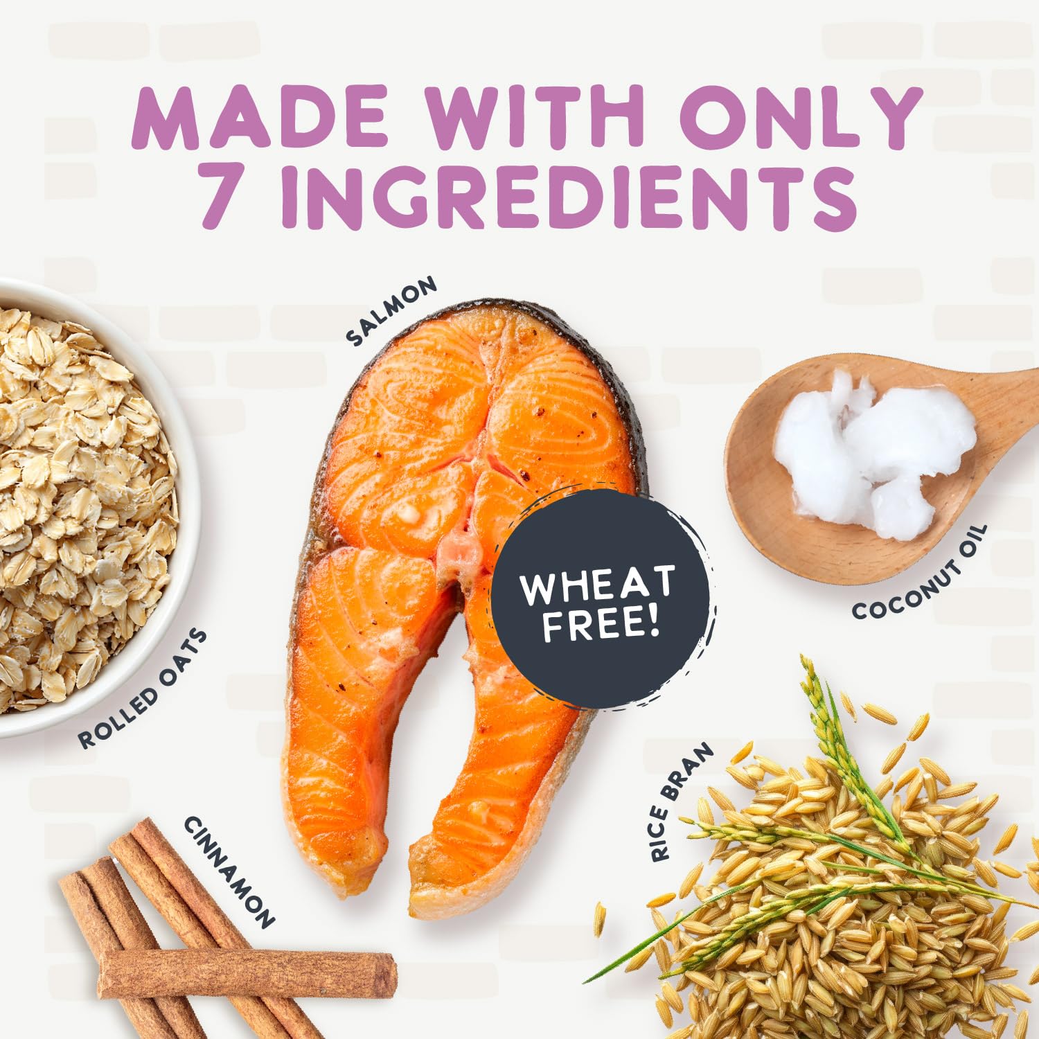 Health Extension Oven-Baked Dog Treats, 2.25lb (1.02kg), Salmon & Kale Recipe - Gluten & Grain-Free, Superfood-Infused, Crunchy