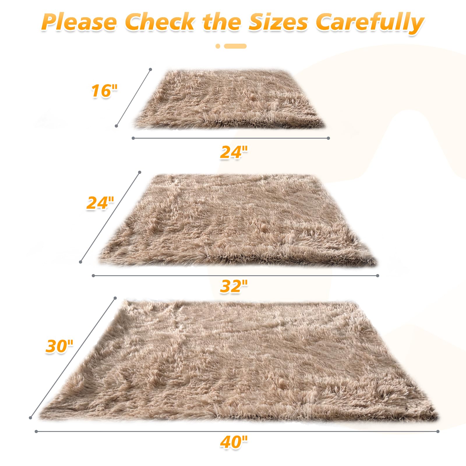 PJYuCien Fluffy Fleece Pet Blanket - Super Soft & Warm, 30" x 40", Brown, Machine Washable, Ideal for Cats & Dogs, Model 0719