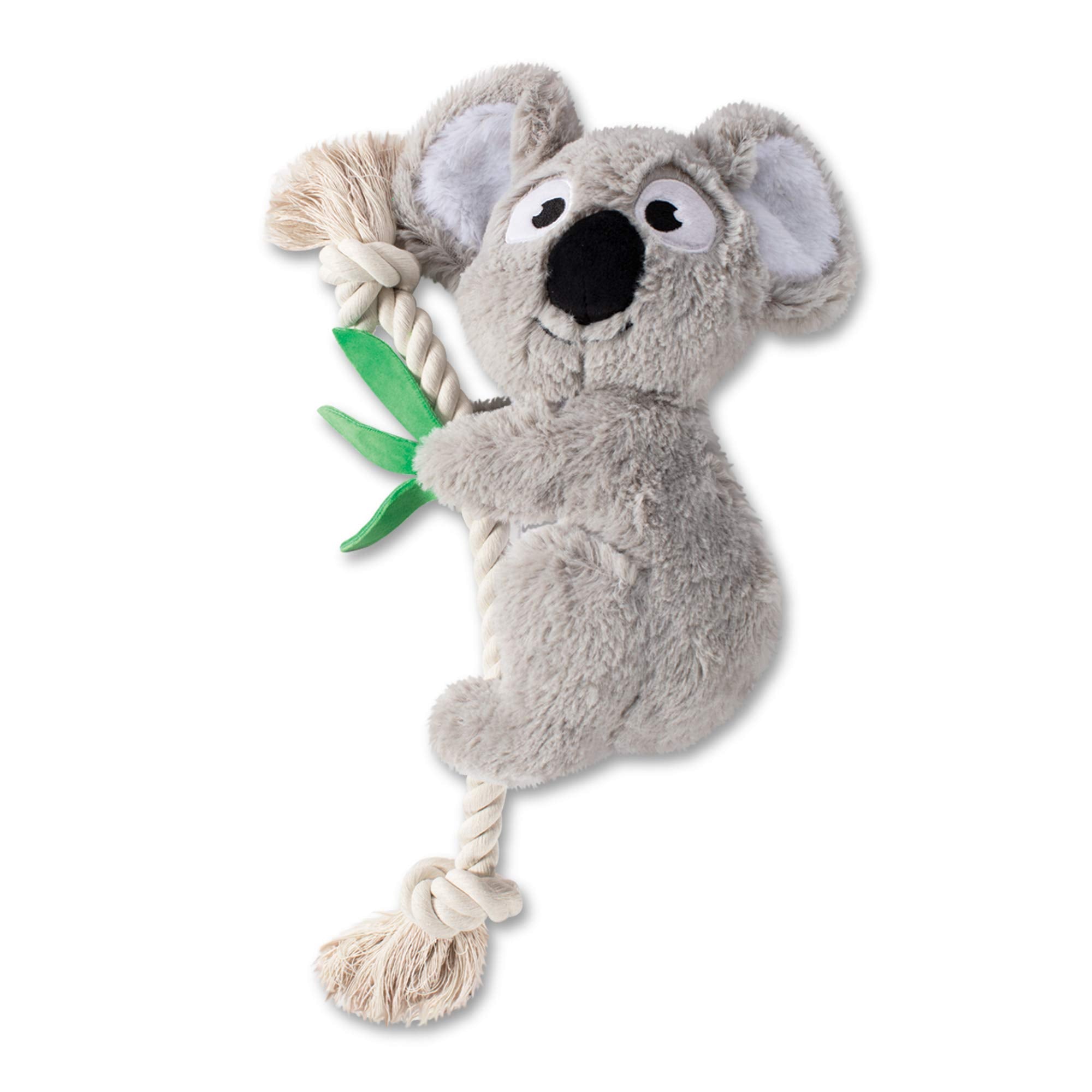 Fringe Studio Squeaker Pet Toy, Koala Bear (289652), Gray X-Large