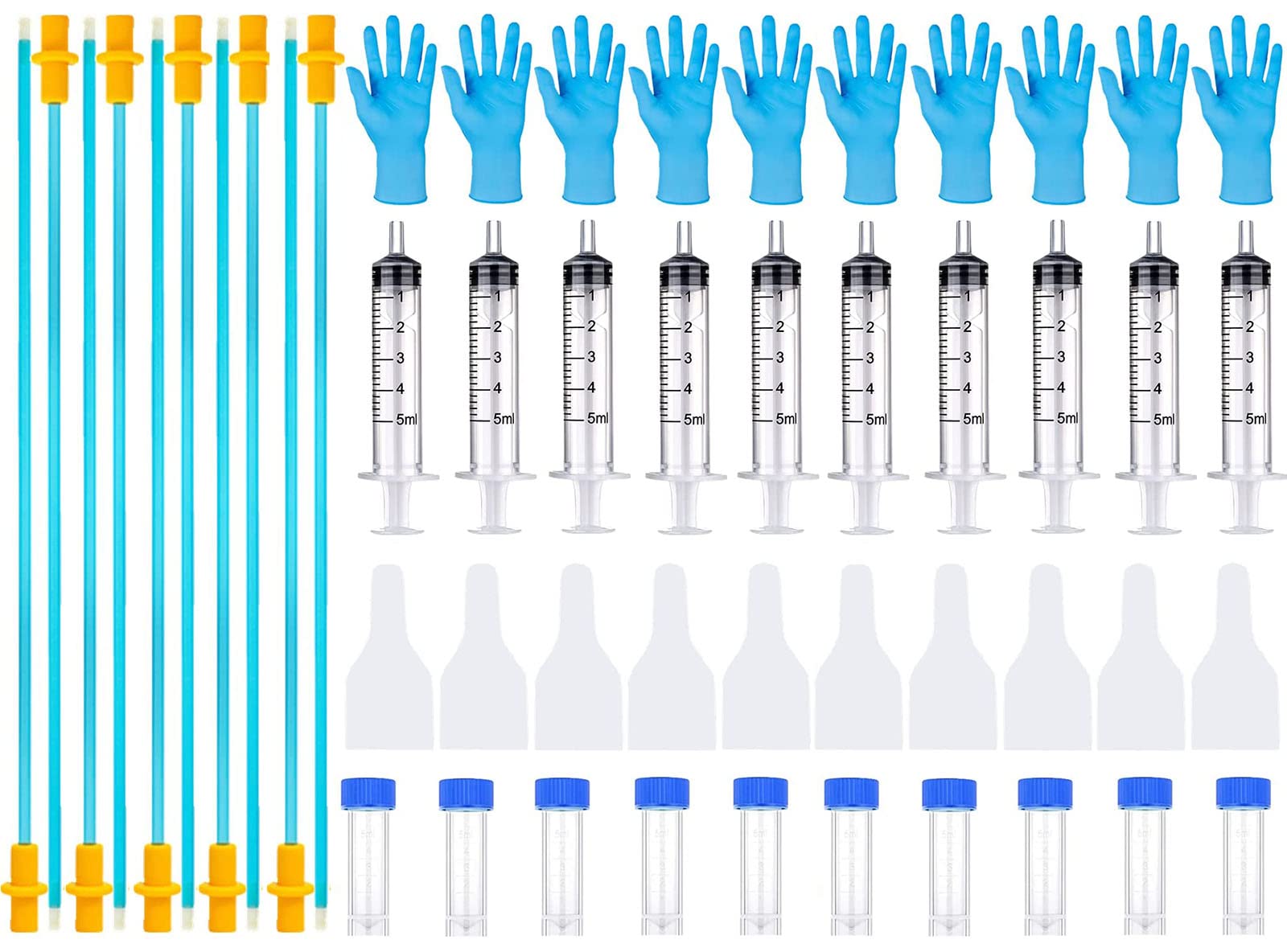 10 Set AI Artificial Insemination Dog Breeding Kit, Canine Breeding Kit, Dog Insemination Breeder Kit, Disposable Canine Artific