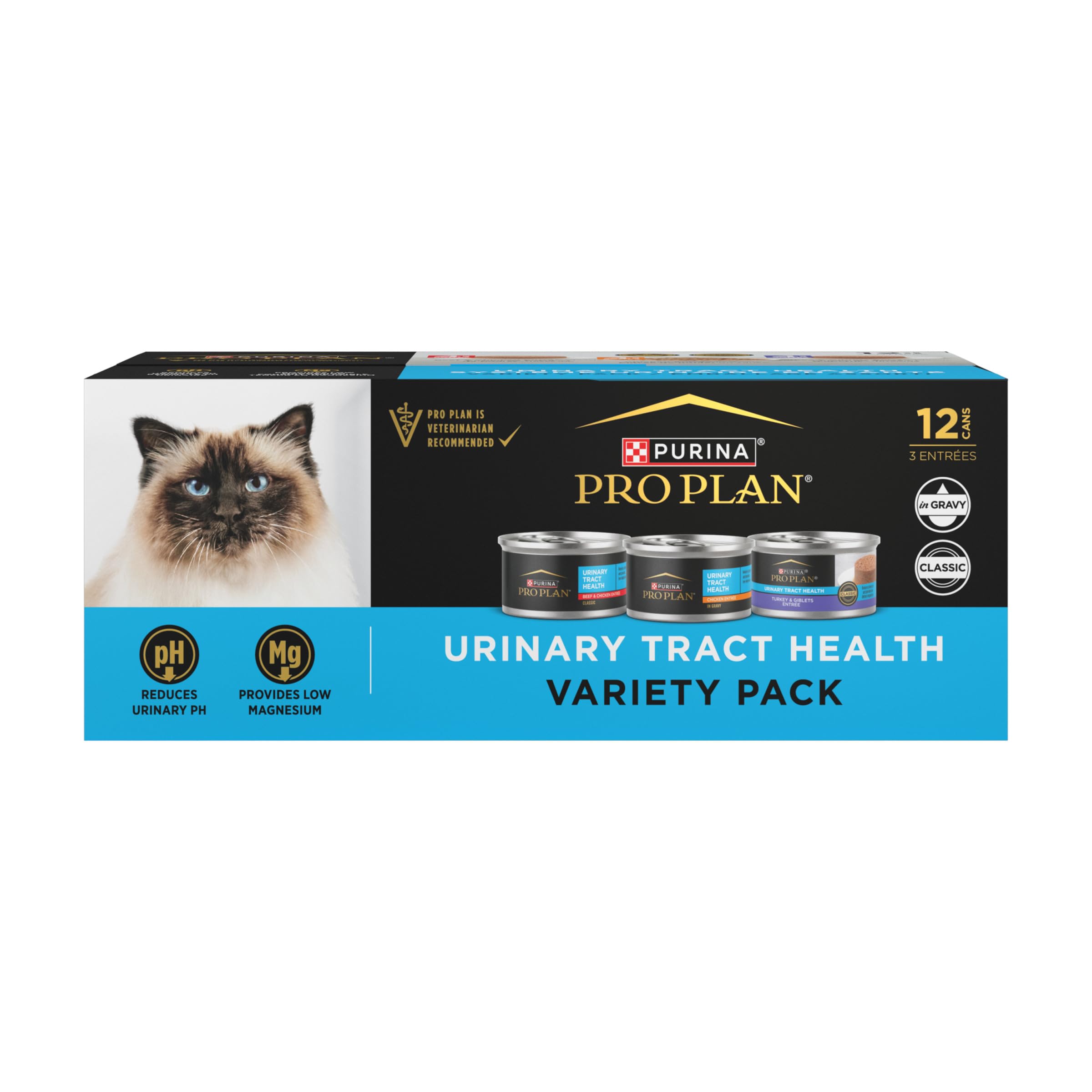Purina Pro Plan Urinary Tract  (2 Packs of 12) 3 oz. Cans