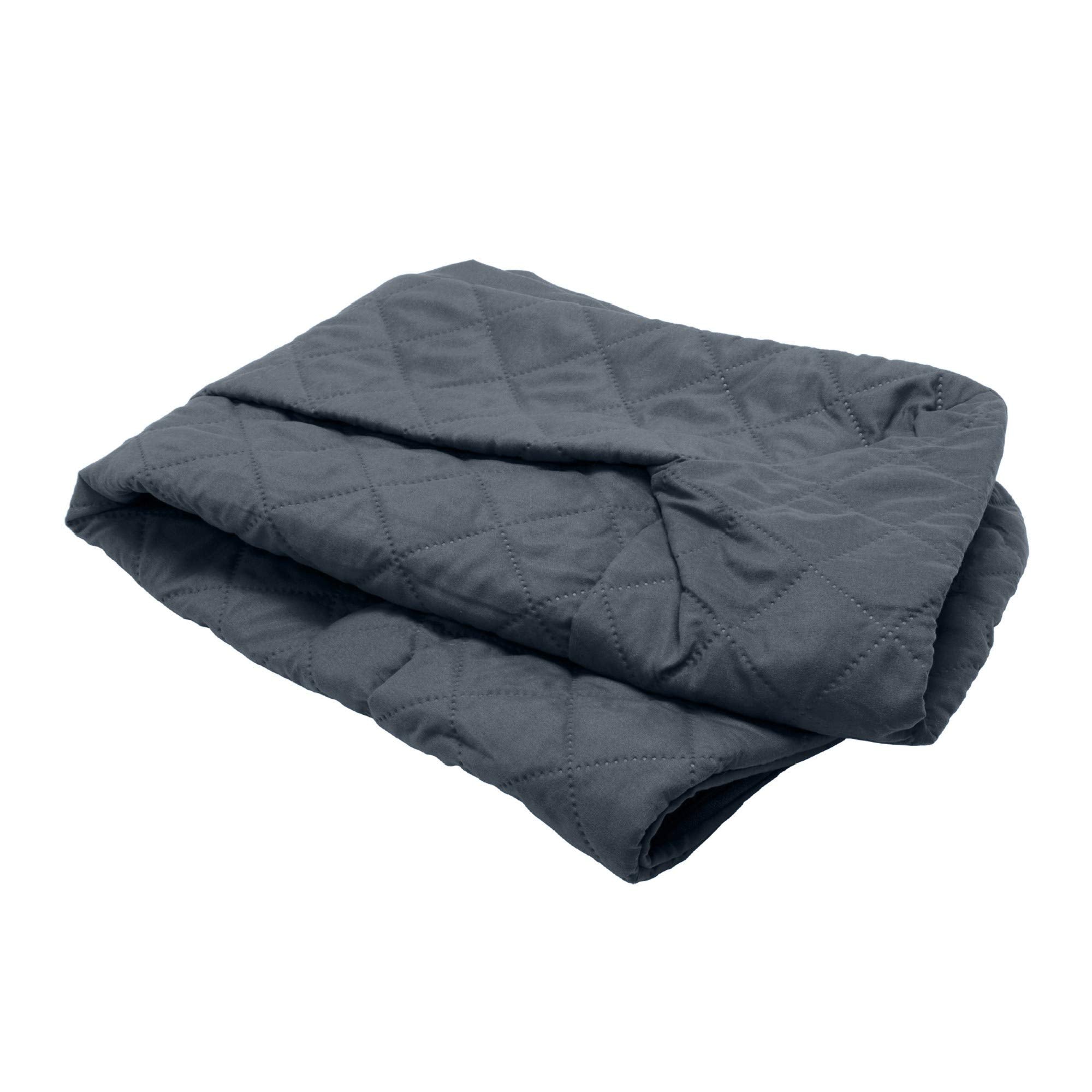 Furhaven Replacement Dog Bed Cover Quilted Sofa-Style, Machine Washable - Iron Gray, Large