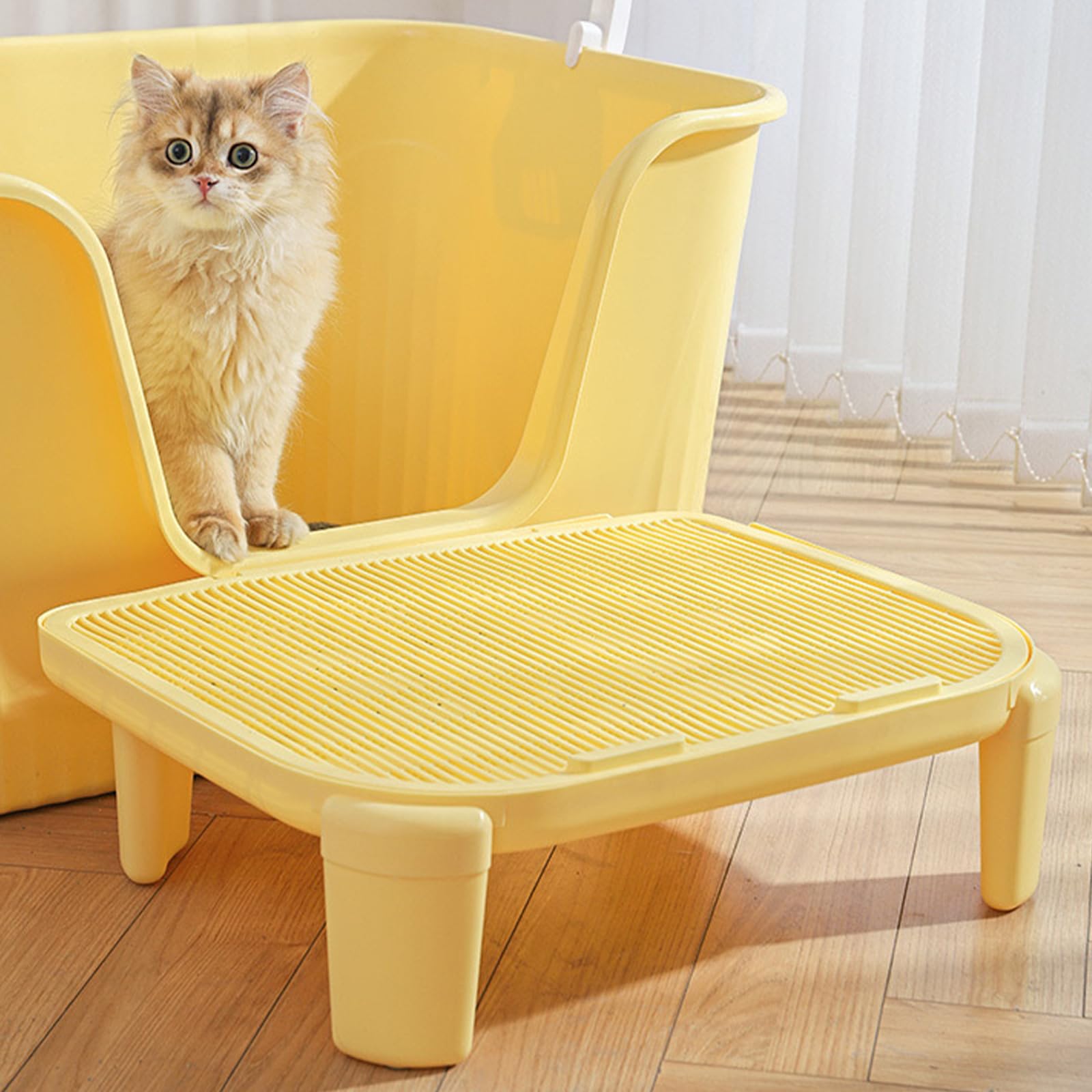 Cat Litter Mat Litter Trapping Mat,19.69''X15.95''X5.90'' Litter Box Mat,Waterproof Cat Mats For Litter Large,Easy Clean,Non-Sli