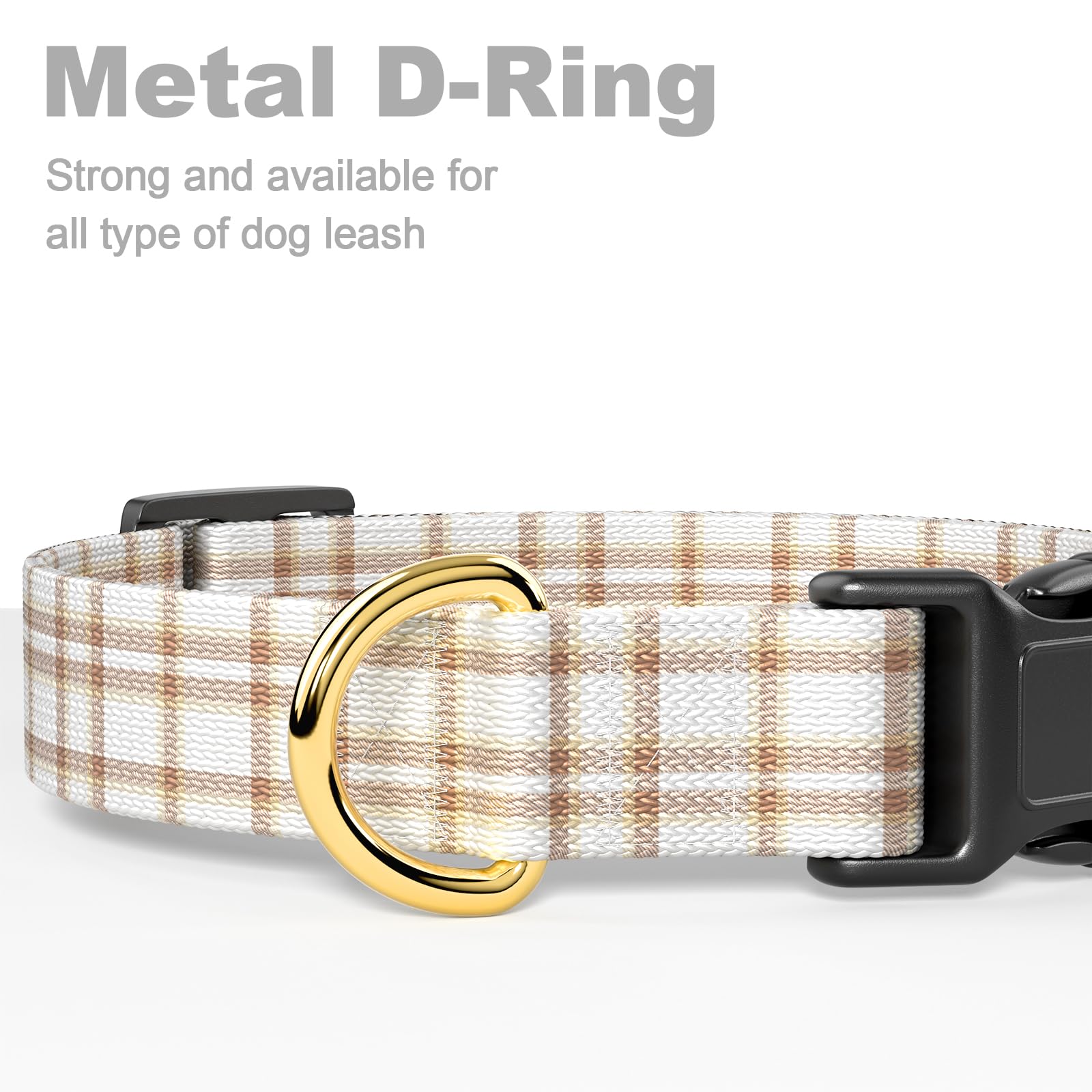 Rnivvi Dog Collar For Small Dogs, Cute Heavy Duty Adjustable Puppy Collar With Quick Release Buckle For Girl & Female, Pet Acces