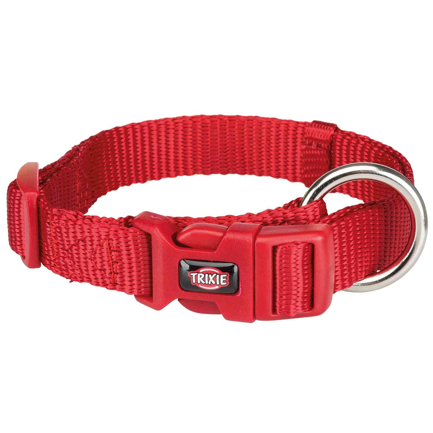 Trixie ?Nylon Premium Dog Collar, 30  45 X 15 Mm, Red, Adjustable