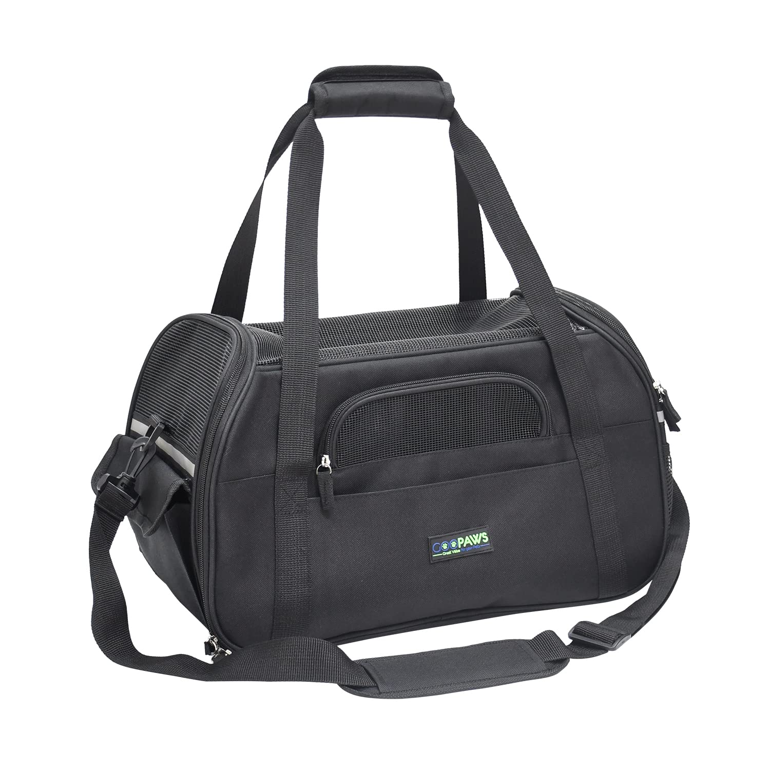Jespet Soft-Sided Kennel Pet Carrier For Small Dogs, Cats, Puppy, Airline Approved Cat Carriers Dog Carrier Collapsible, Travel Handbag & Car Seat