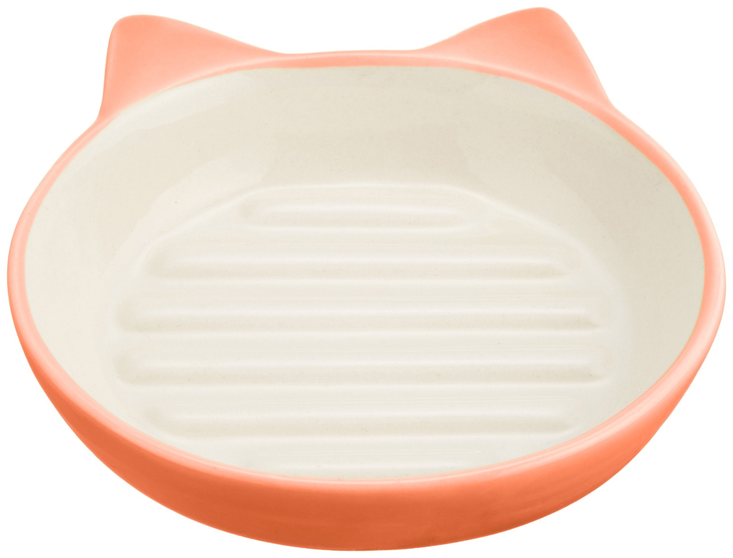 Pet rageous Designs Easy Diner Cat Dish, Orange