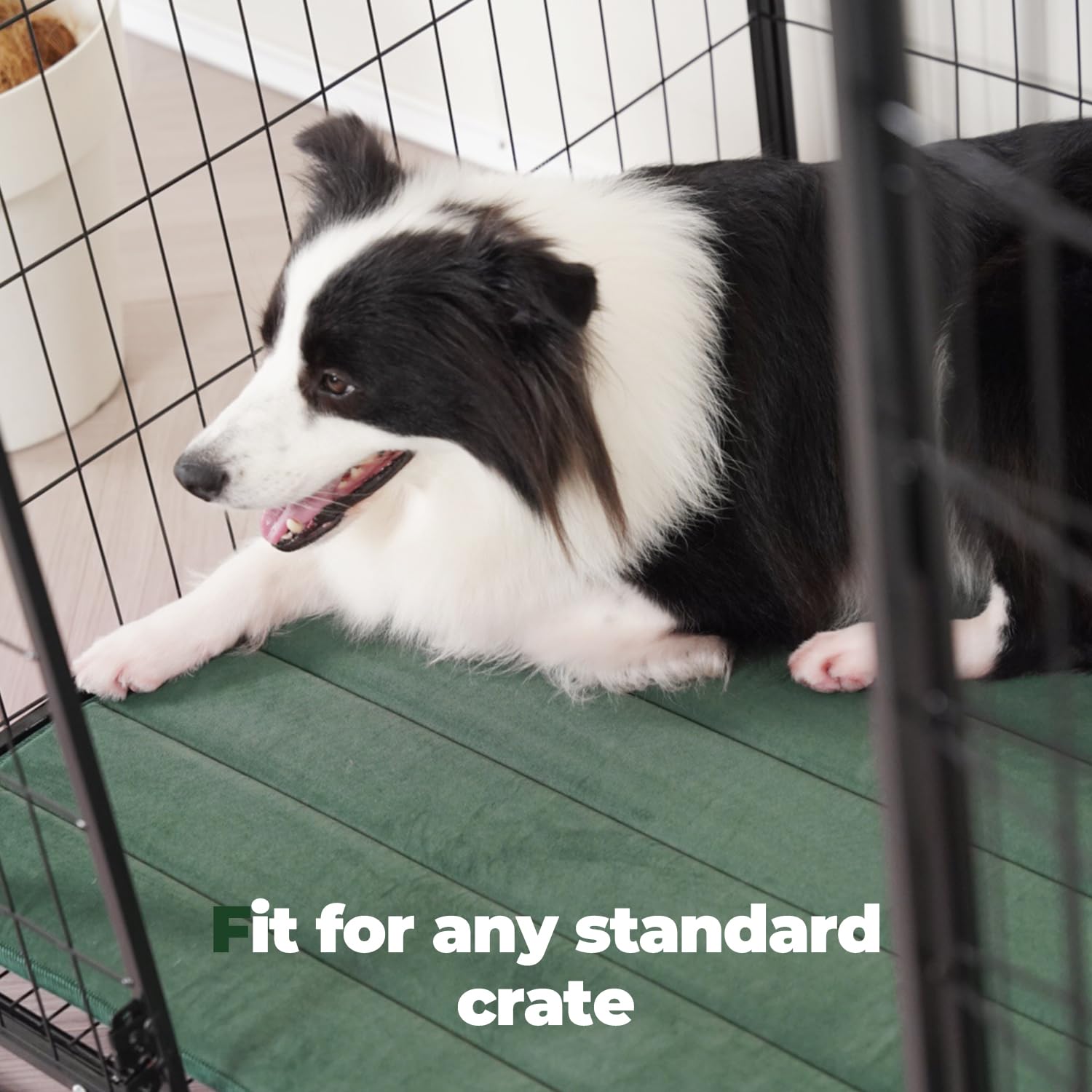 Balance Dog Crate Pad, Dog Foam Crate Mat Kennel Pad, Washable Water-Resistant Pet Bed Flat Dog Cage Mat For X-Large Dogs
