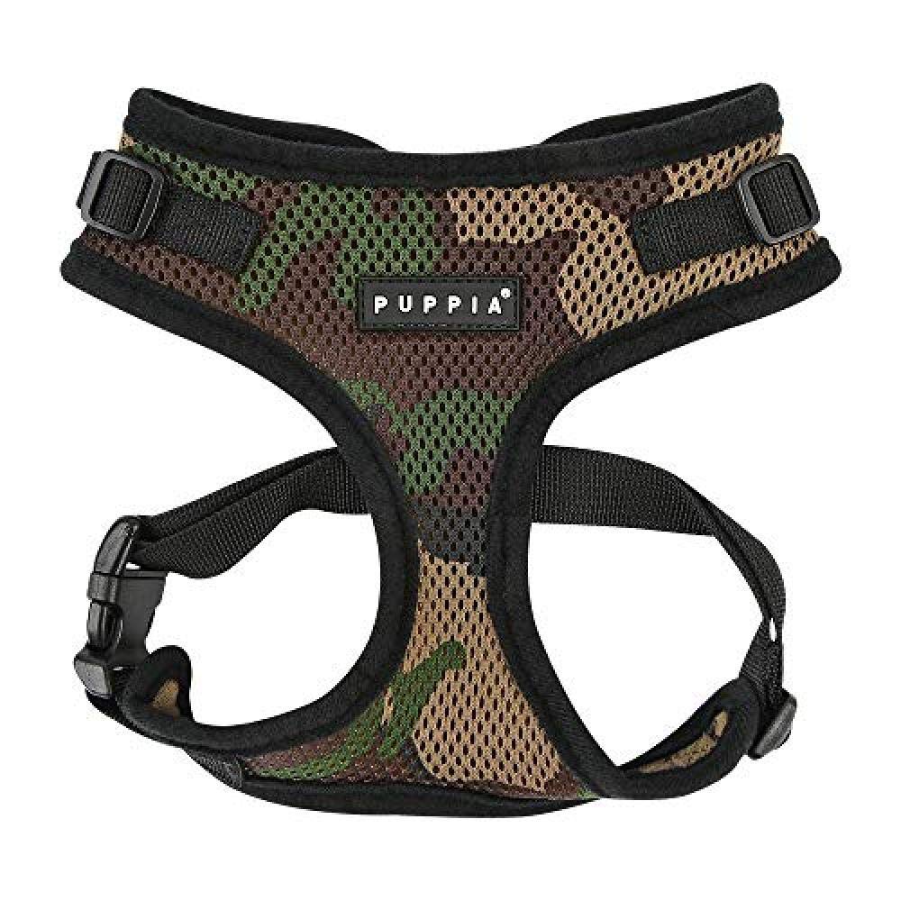 Authentic Puppia Ritefit Harness With Adjustable Neck, Pink, Extra-Large