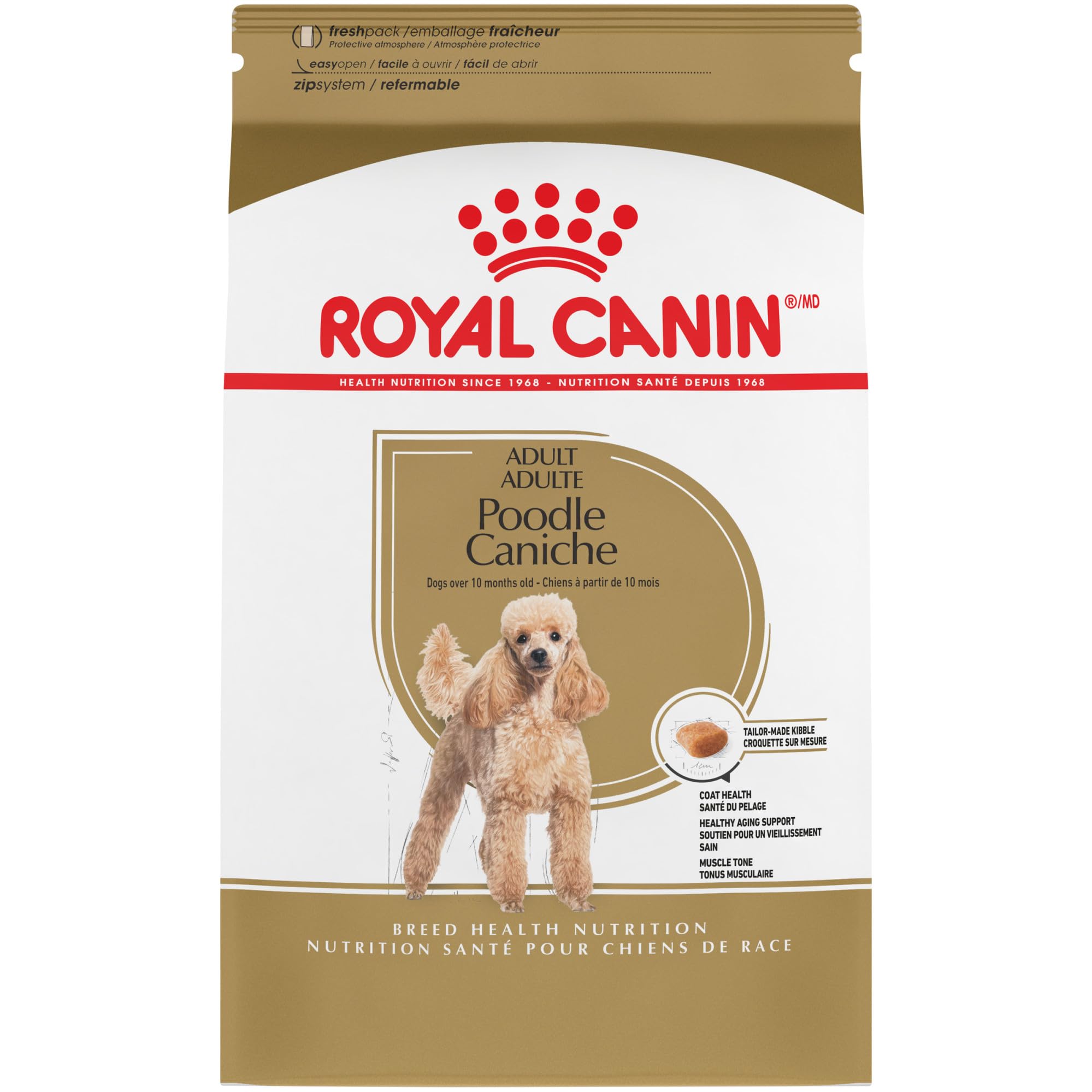 Royal Canin Poodle Adult Breed Specific Dry Dog Food, 2.5 lb bag