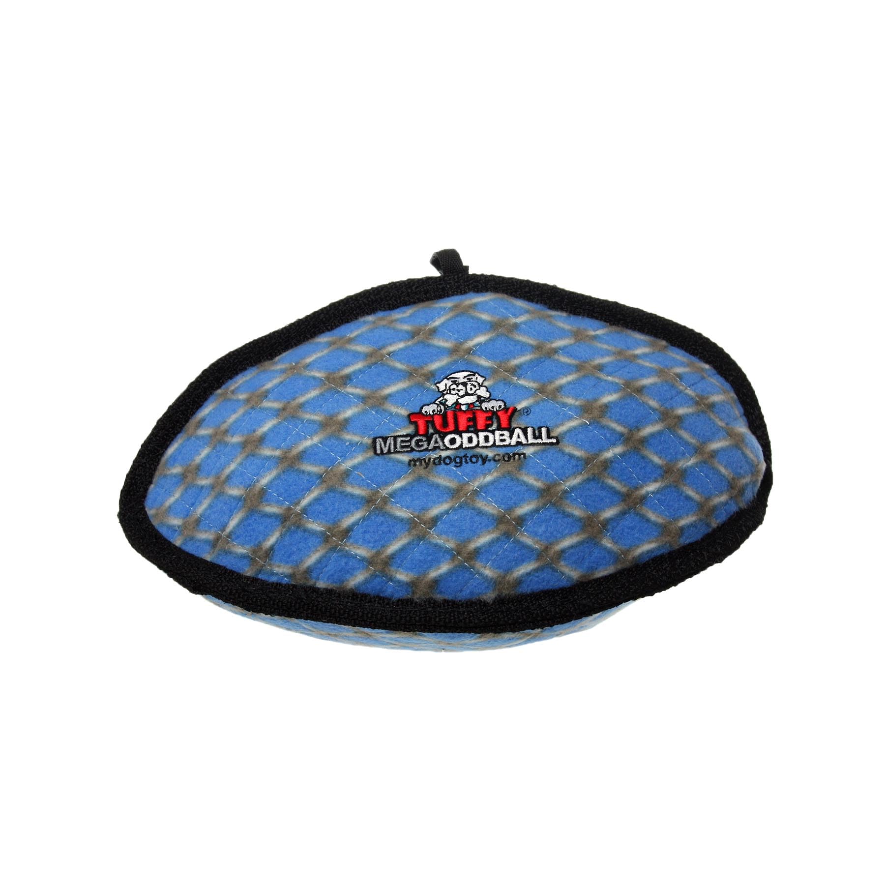 TUFFY - Worlds Tuffest Soft Dog Toy - MEGA Odd Ball - NO Squeakers - Multiple Layers. Made Durable, Strong & Tough. Interactive