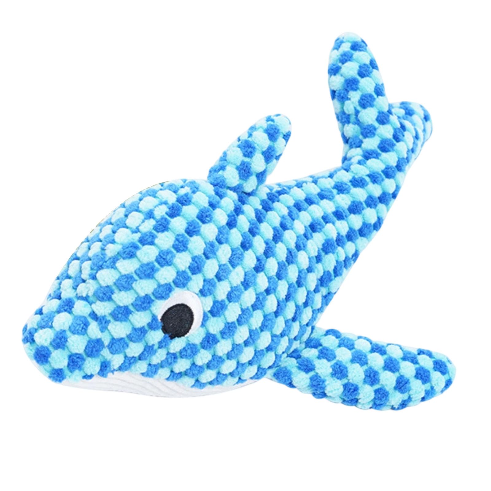 TONYFY Ocean Plush Dog Toys, Squeaky Chew Toys for Puppy Small Medium Dogs, Interactive Squeaker & Crinkle Paper Toys to Keep Th